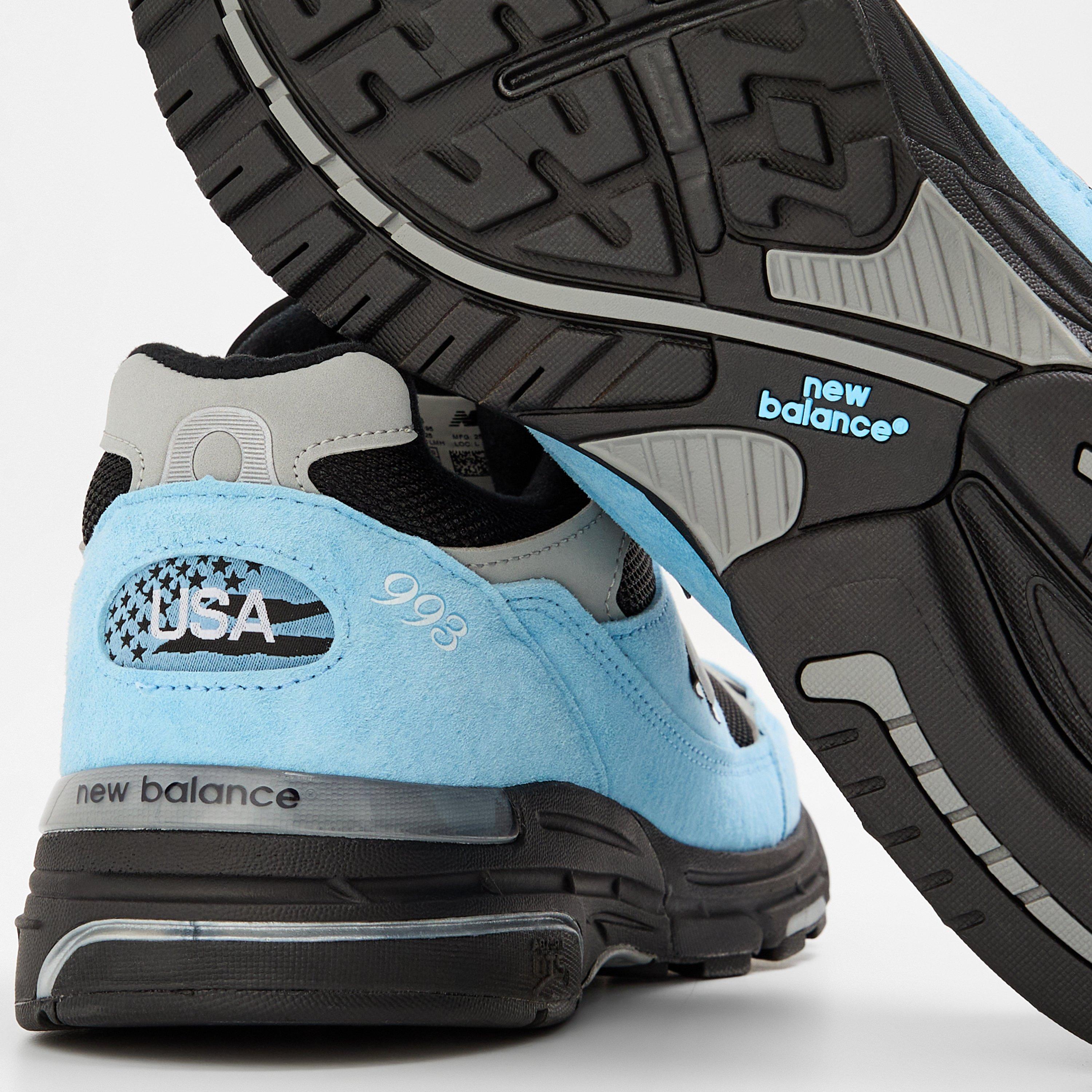 Blue/Black - New Balance - 993 Core Shoes - 4