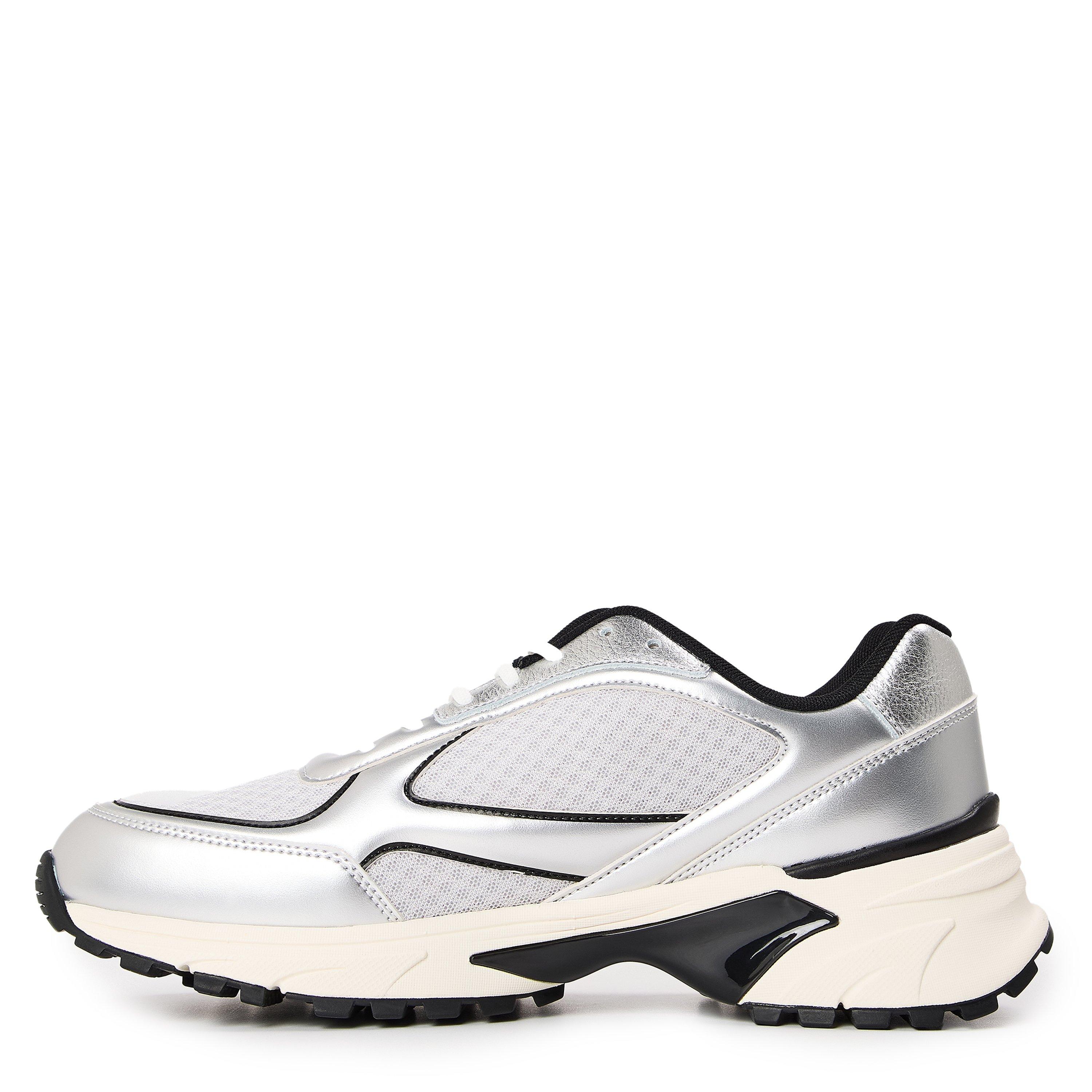 White/Silver - Calvin Klein - Men's Hike Runner Runners - 2