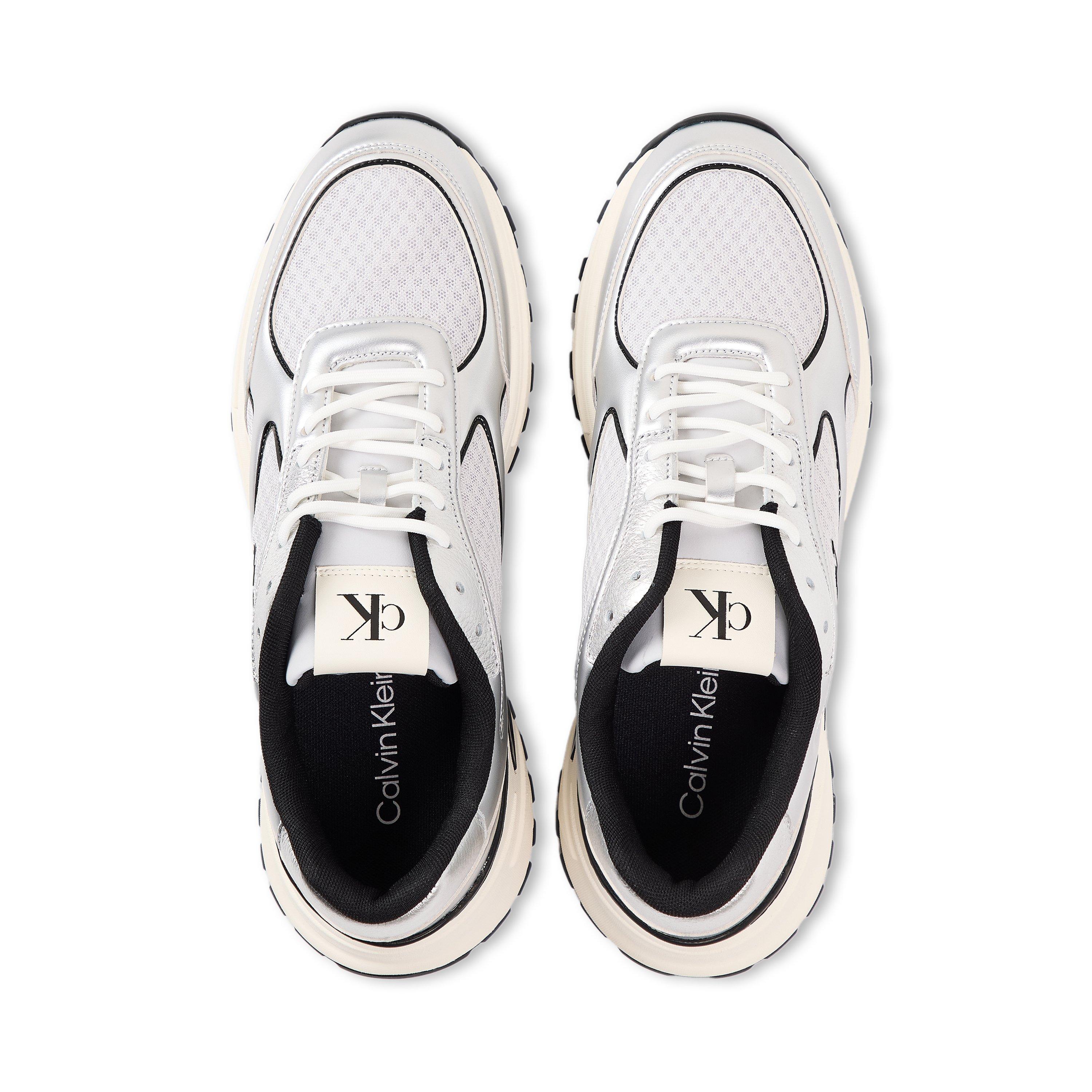 White/Silver - Calvin Klein - Men's Hike Runner Runners - 5