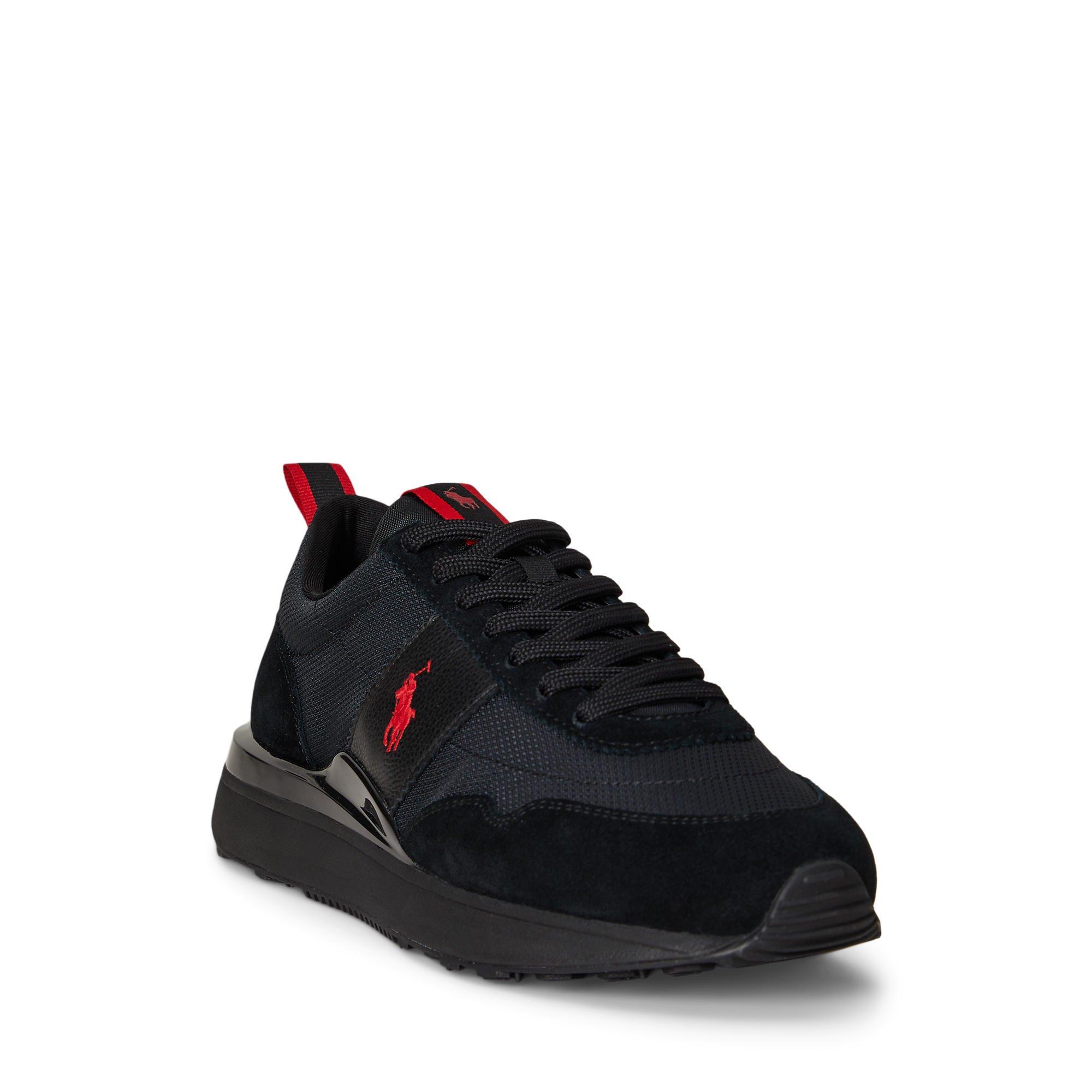 Triple Blk/Red - Polo Ralph Lauren - Men's Train 89 Runners - 2
