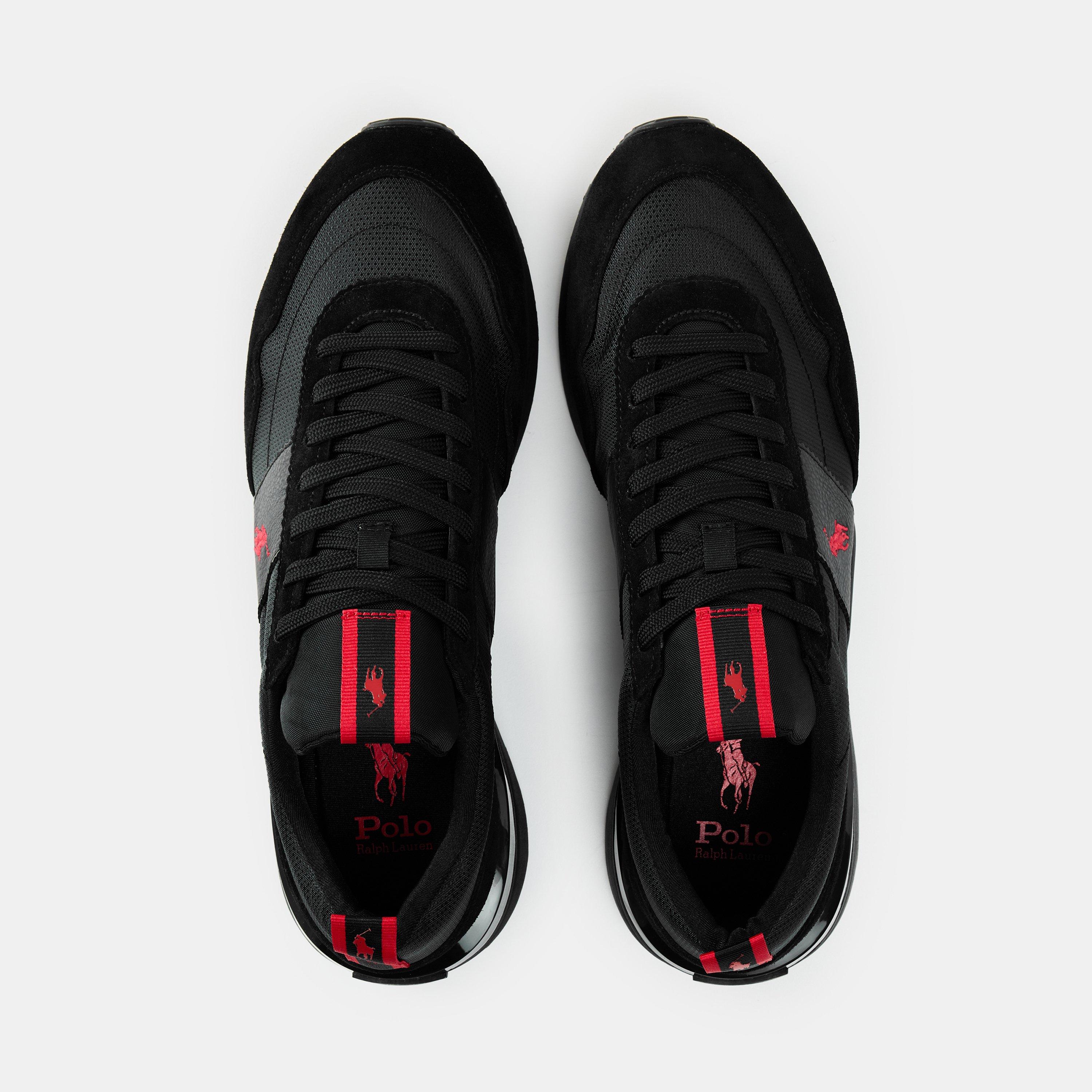 Triple Blk/Red - Polo Ralph Lauren - Men's Train 89 Runners - 5