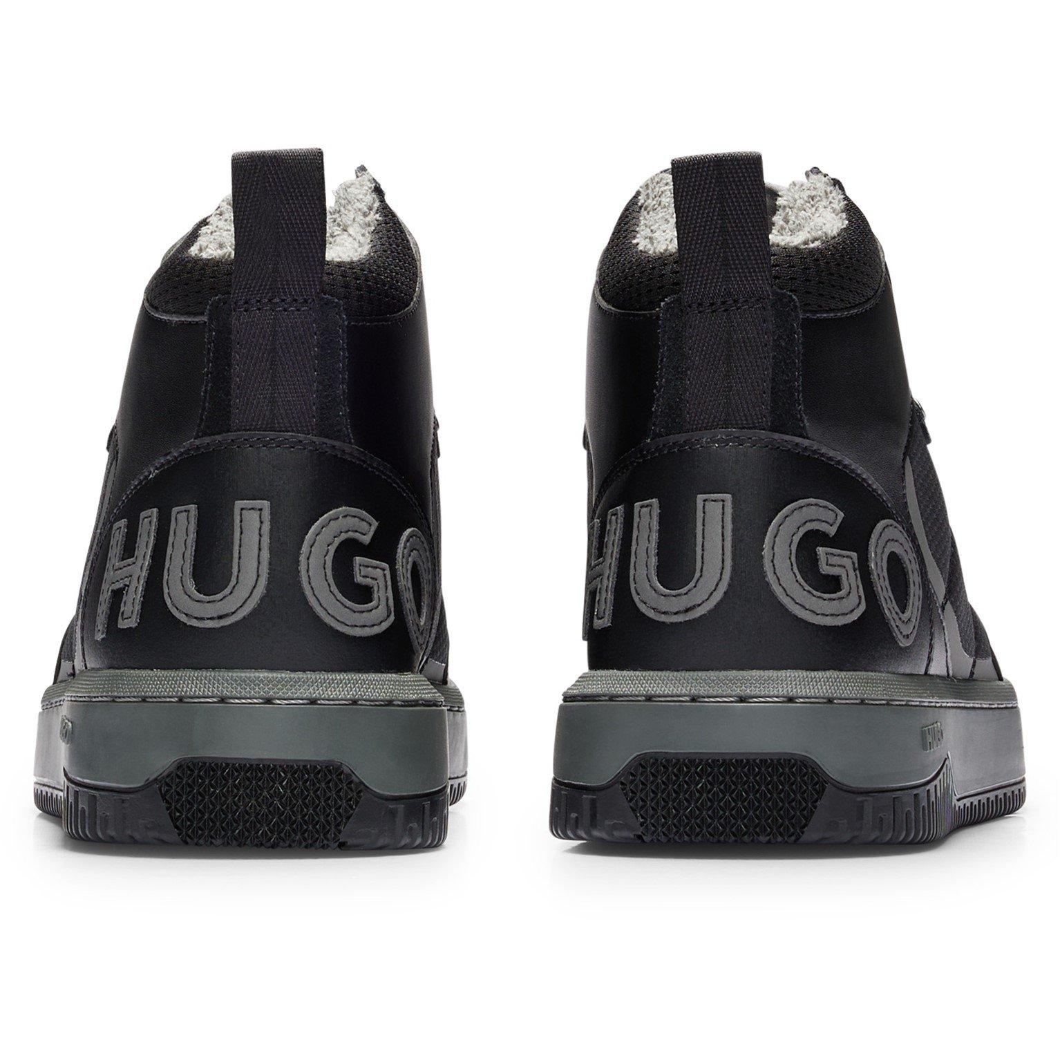 Black - Hugo - Men's Kilian Hito Hkmx High-Top Trainers - 3