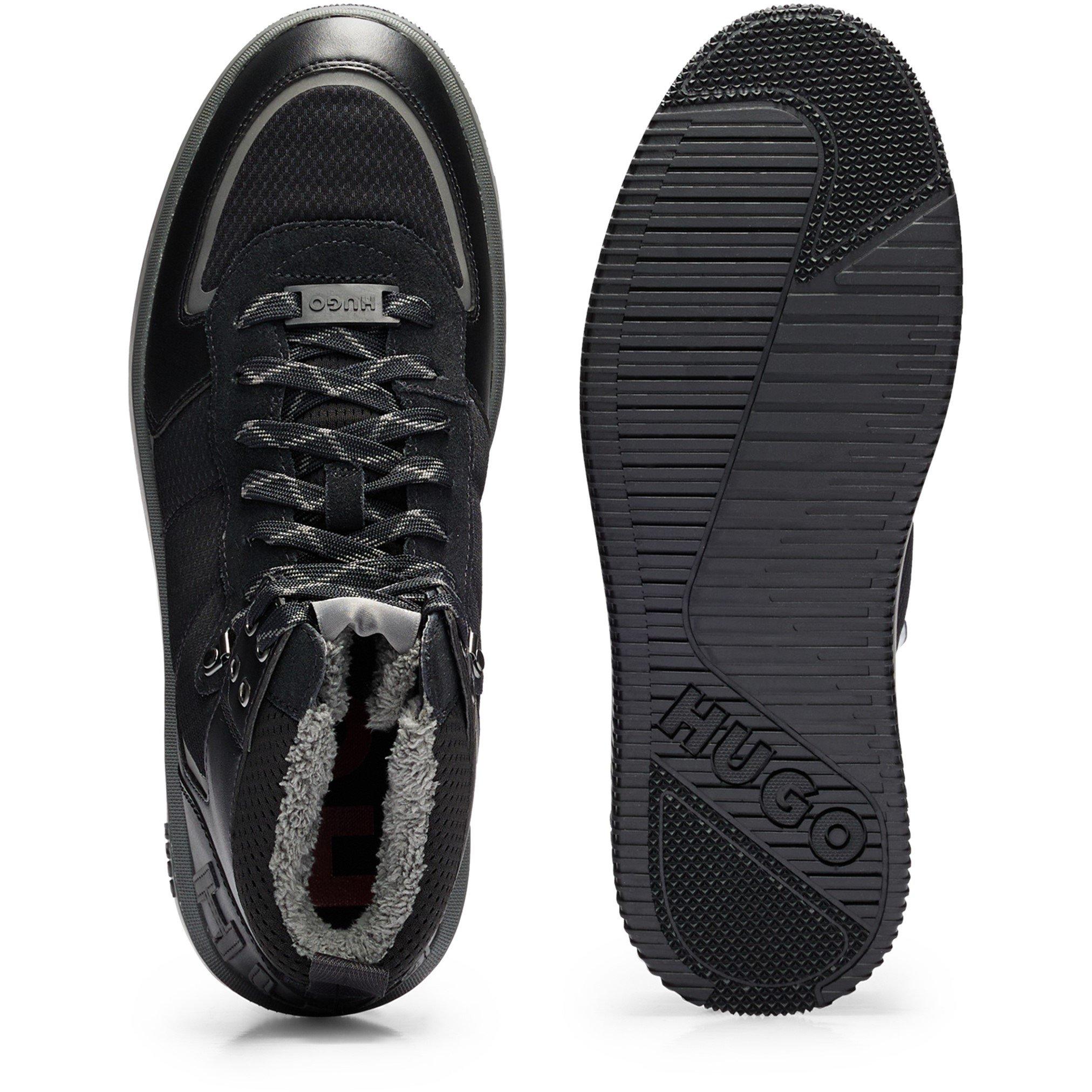 Black - Hugo - Men's Kilian Hito Hkmx High-Top Trainers - 4