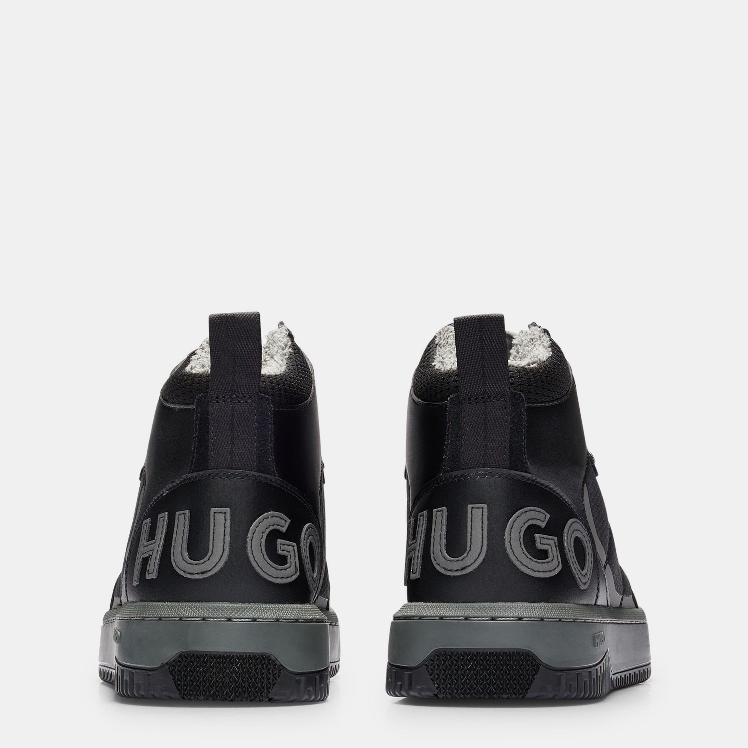 Black - Hugo - Men's Kilian Hito Hkmx High-Top Trainers - 5