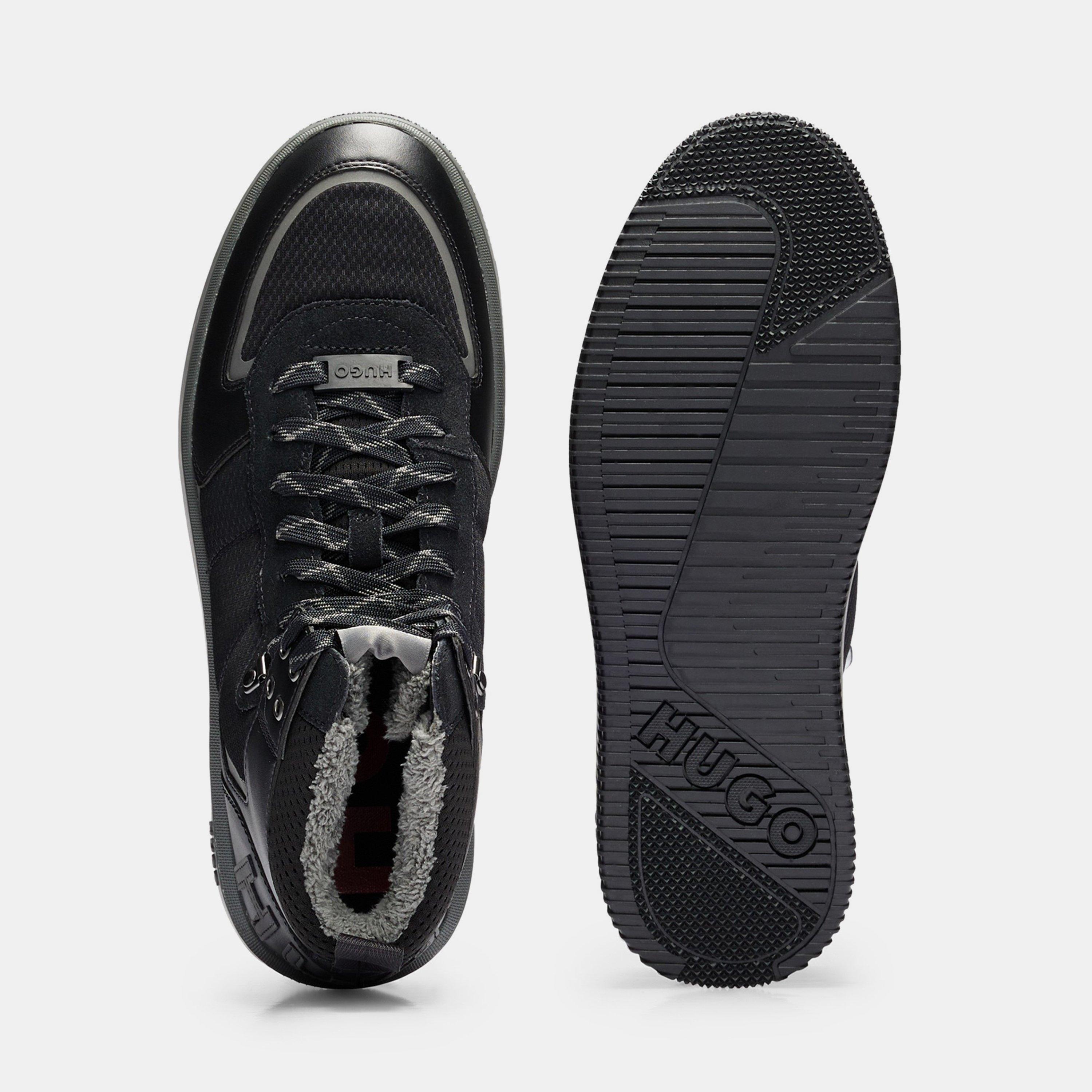 Black - Hugo - Men's Kilian Hito Hkmx High-Top Trainers - 6