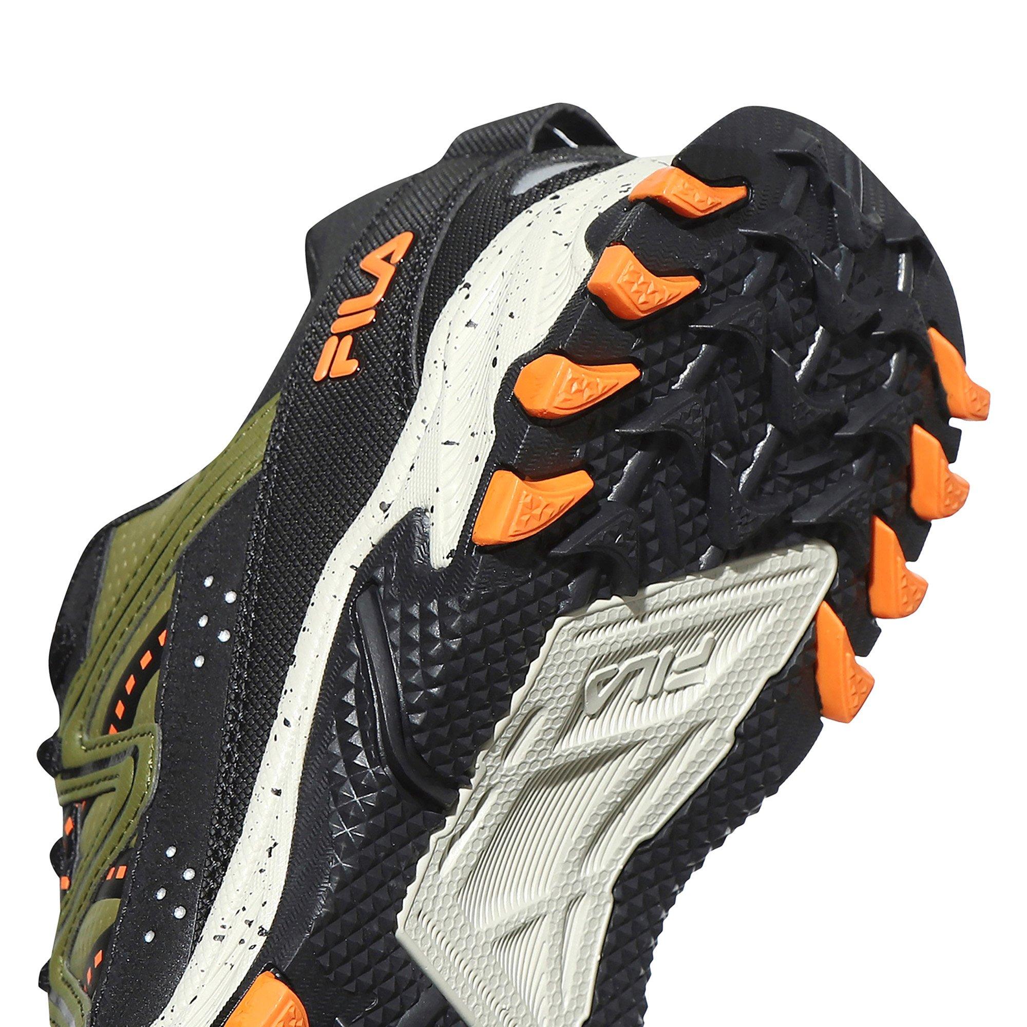 GRN/BLK/ORG - Fila - Firetrail EVO Shoes Mens - 8
