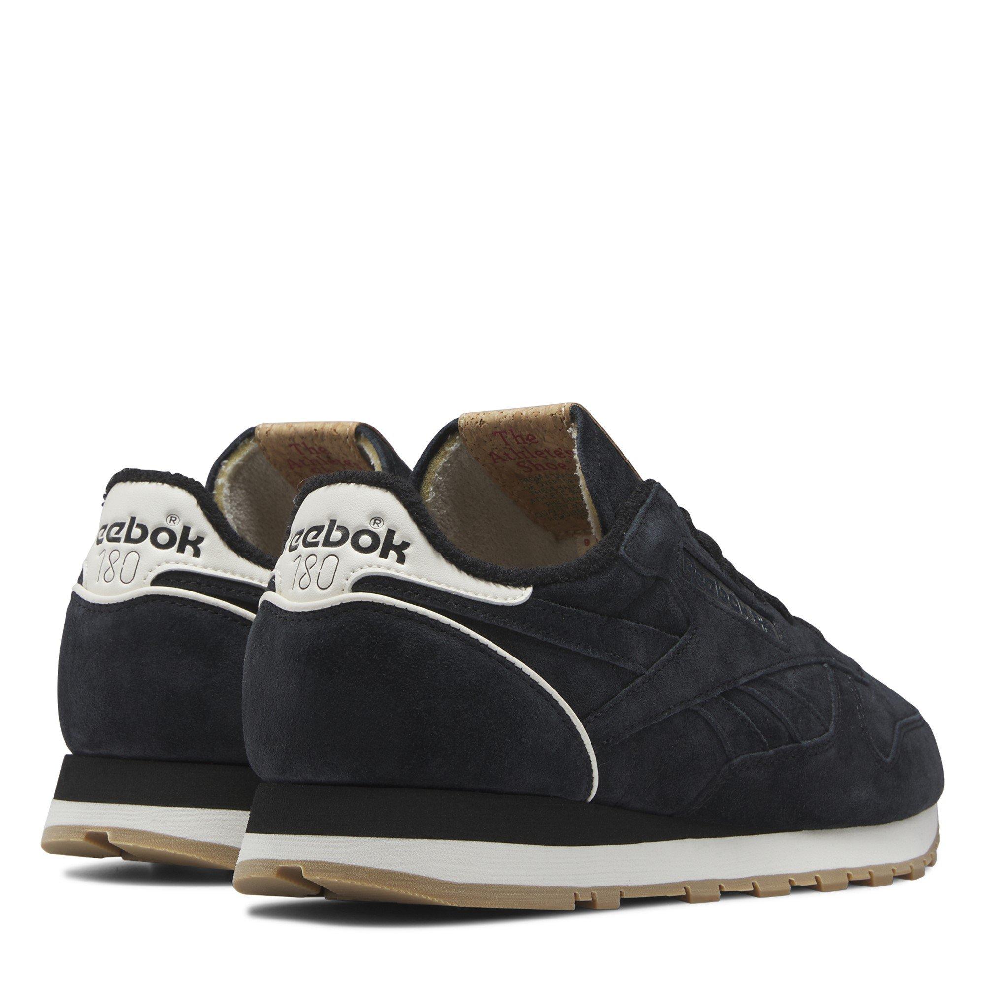 Core Black - Reebok - Adults Classic Leather Runner - 4
