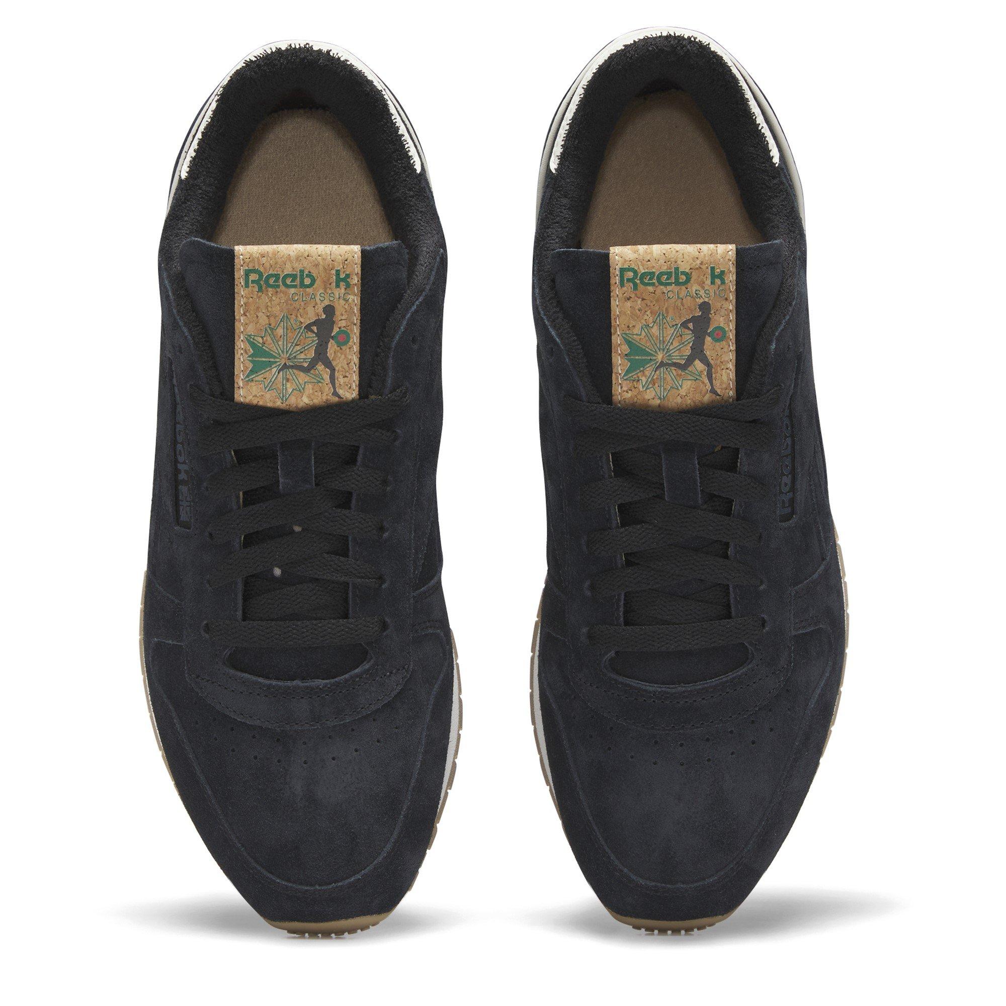 Core Black - Reebok - Adults Classic Leather Runner - 5