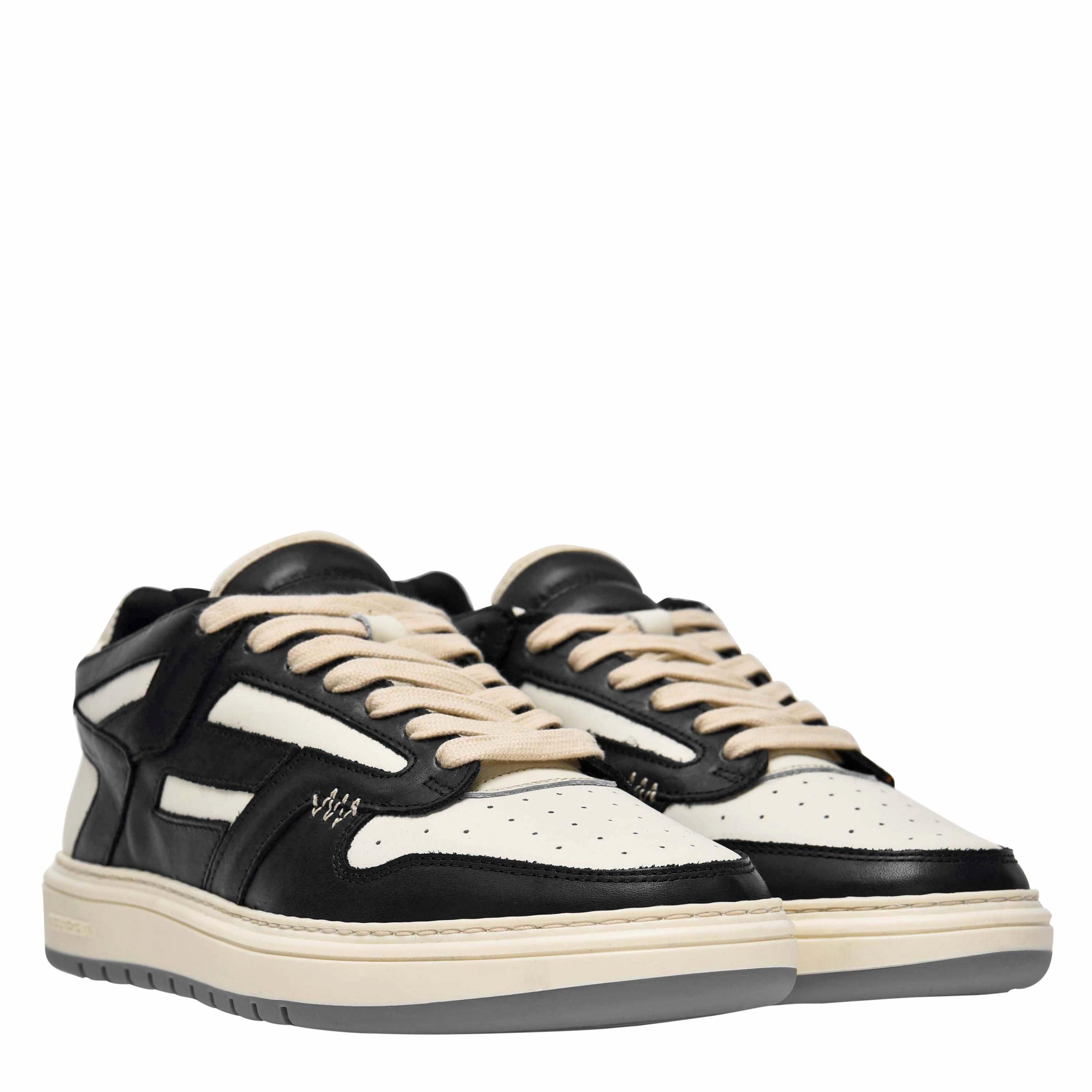 Black White 037 - Represent - Men's Reptor Low Sneakers, Quality Comfort - 4