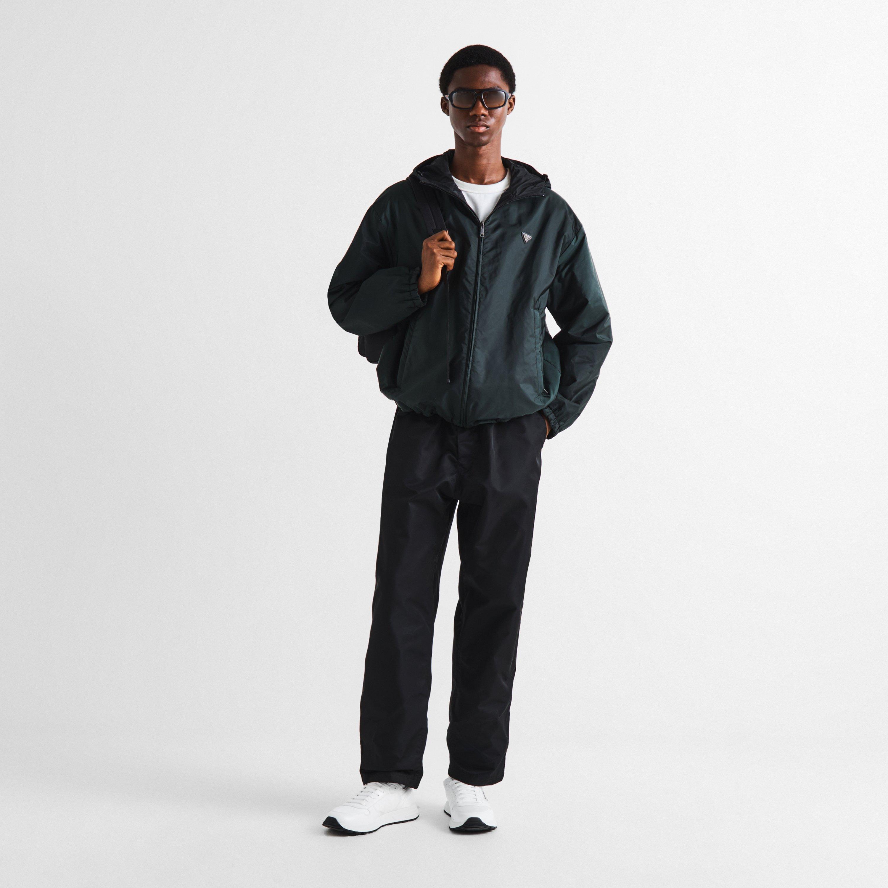 White/Black - Prada - Men'S Triangle Logo Re-Nylon Trainers - 6