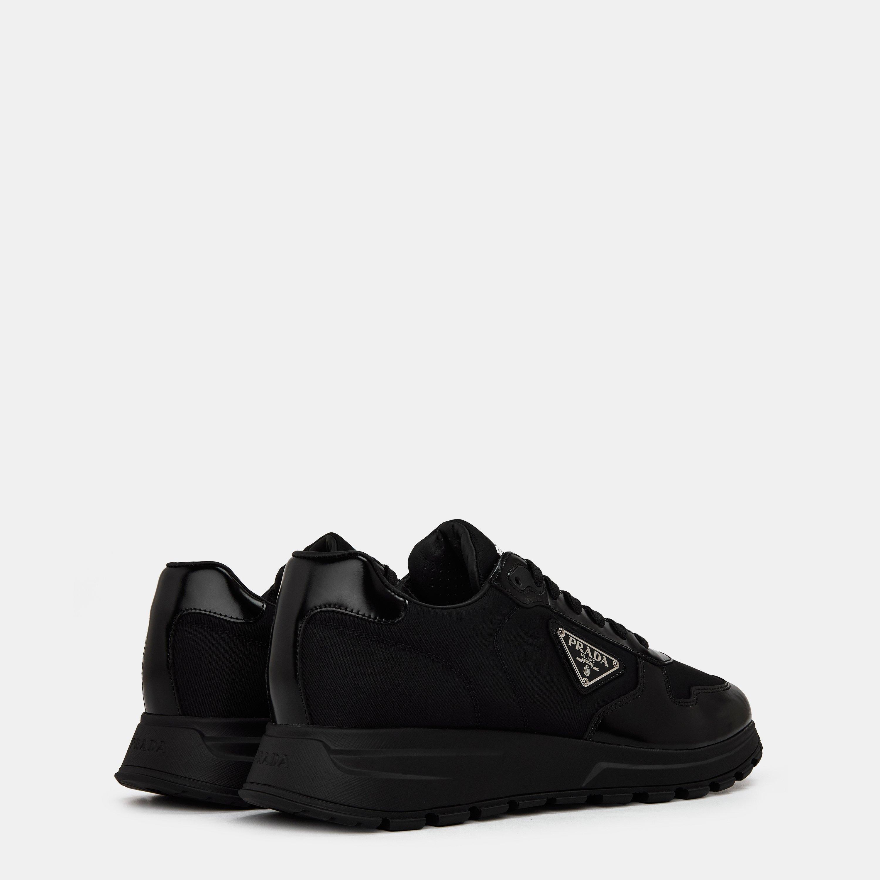 Nero - Prada - Men'S Triangle Logo Re-Nylon Trainers - 5