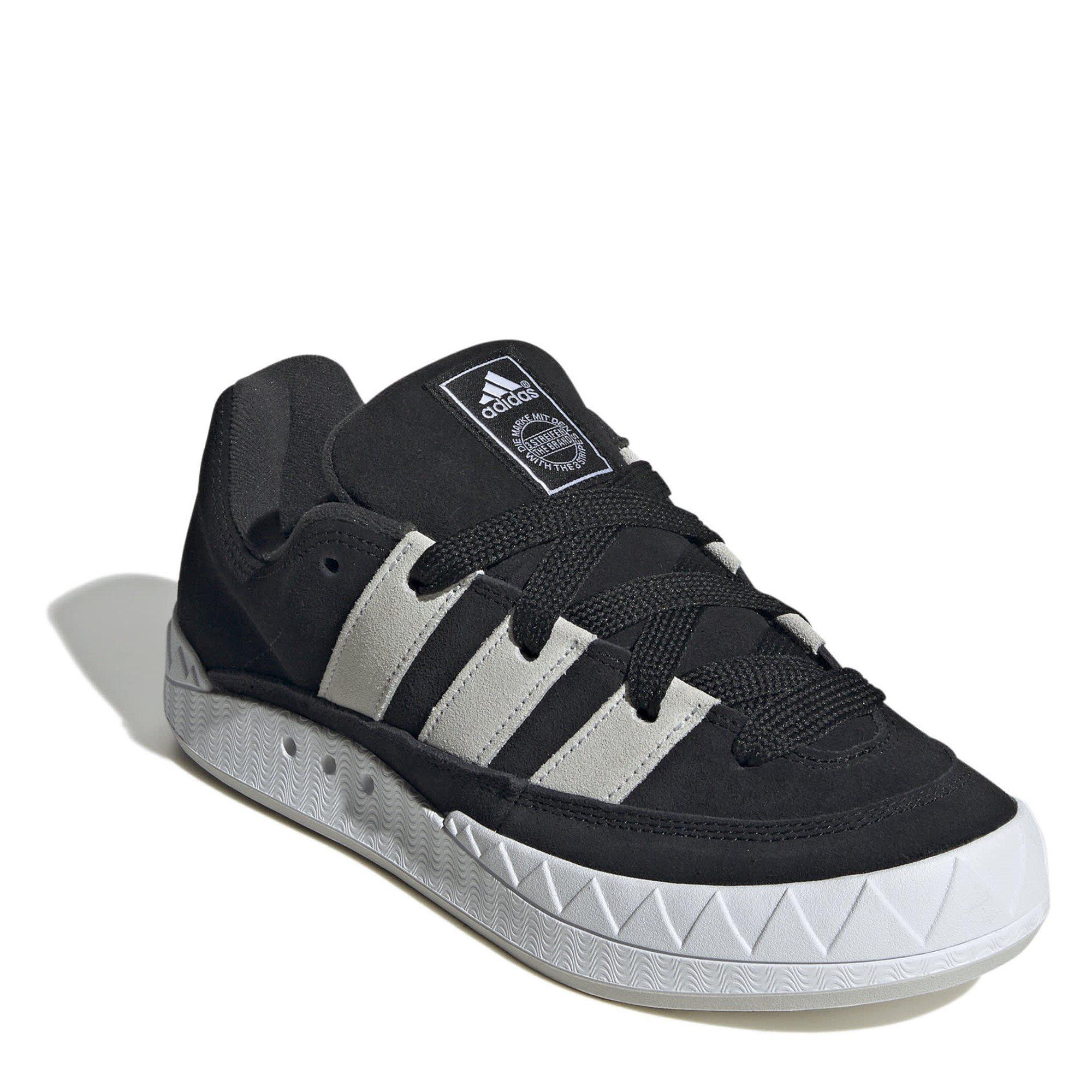 BLACK - adidas Originals - Unisex Adults' ADIMATIC Low-Top Trainers - 3