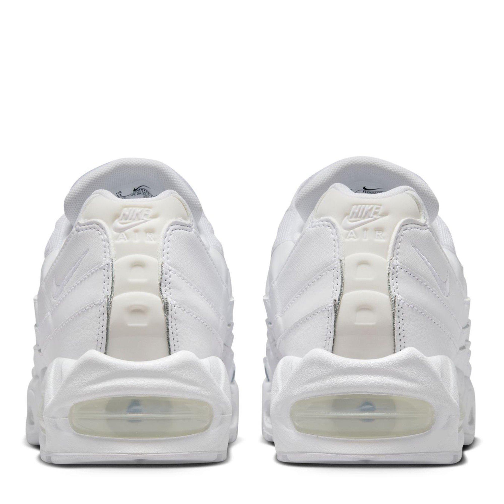 White/White - Nike - Men's Air Max 95 Big Bubble Trainers - 4