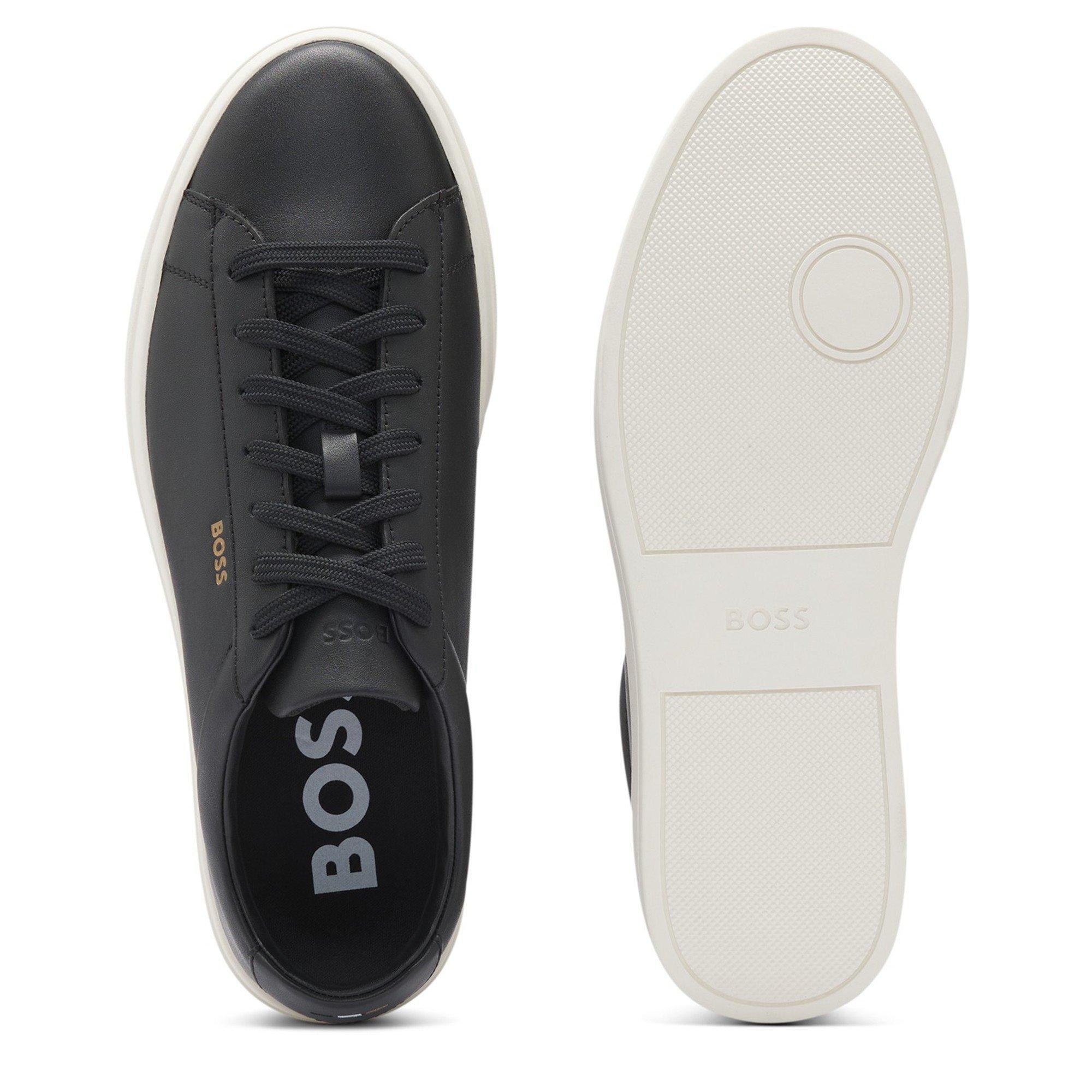 Black - Boss - Men's Kieran Trainers, Refined Style, Comfort - 4