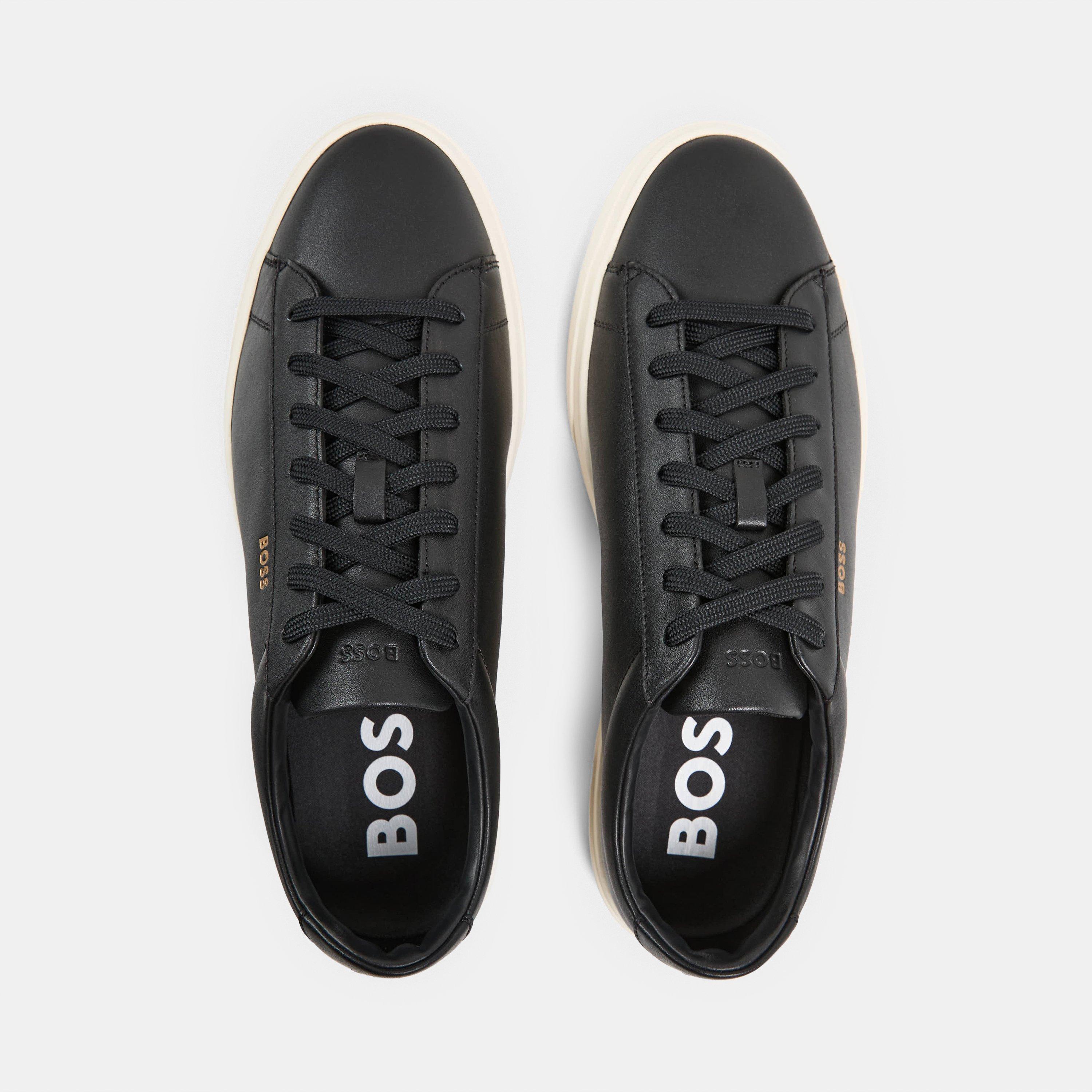 Black - Boss - Men's Kieran Trainers, Refined Style, Comfort - 6