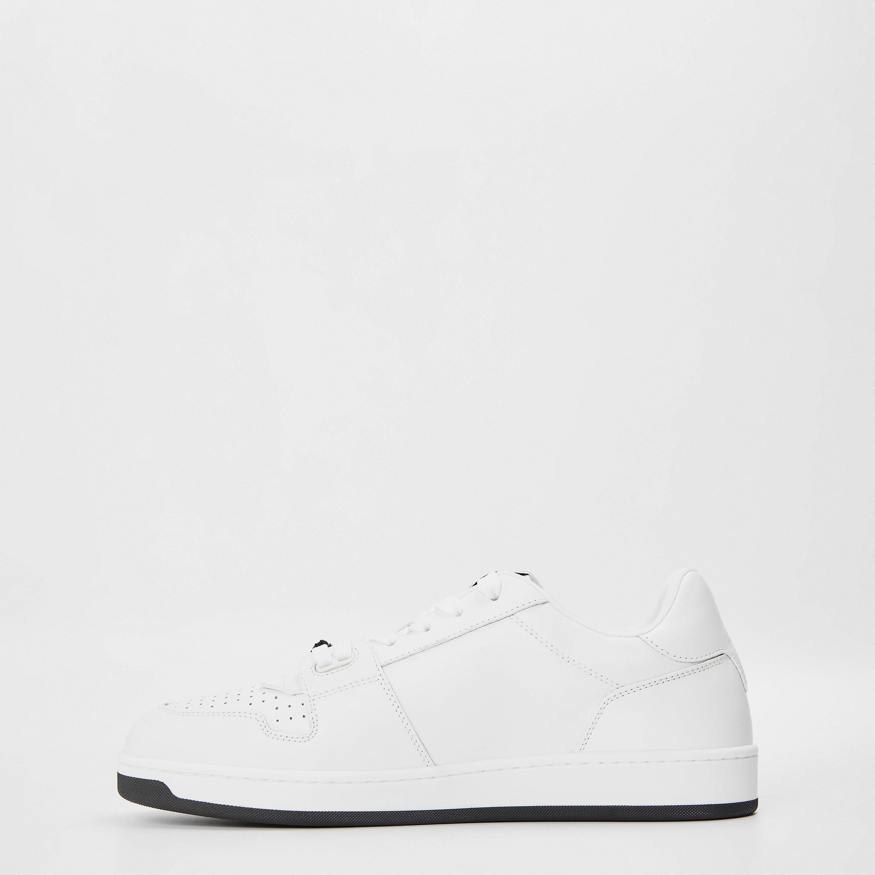 White - Versace - Men's Medusa Sneak Low-Top Trainers - 2