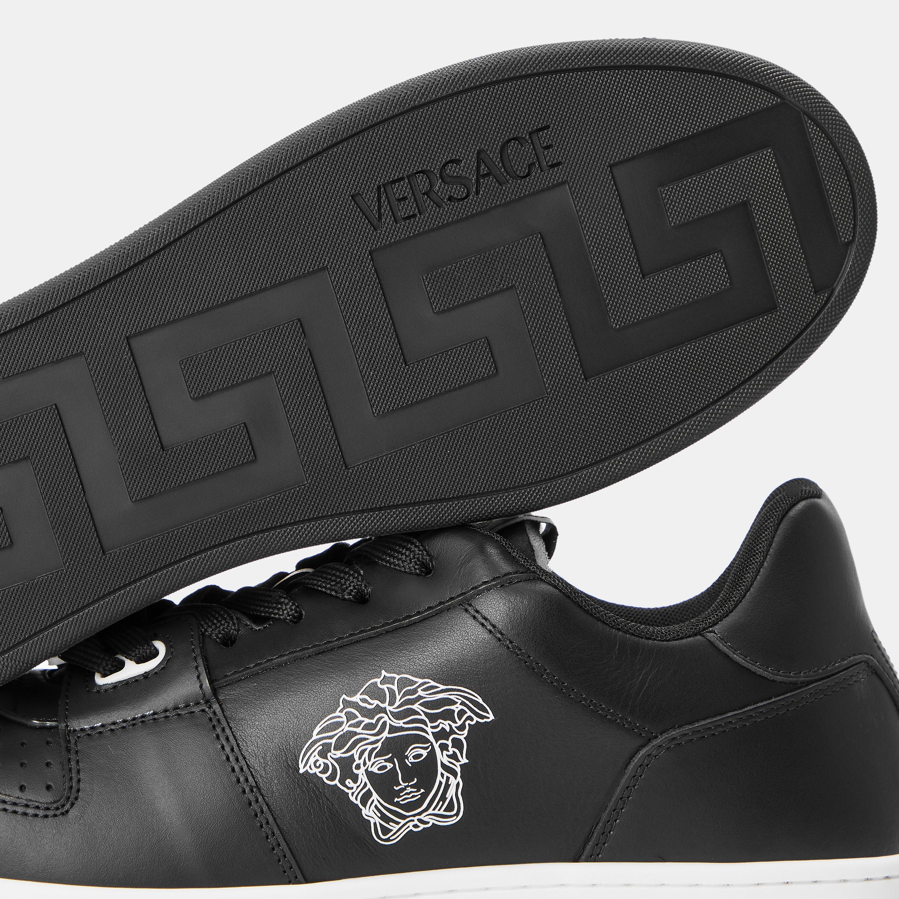 Black - Versace - Versace Medusa Sneak Sn00 - 4
