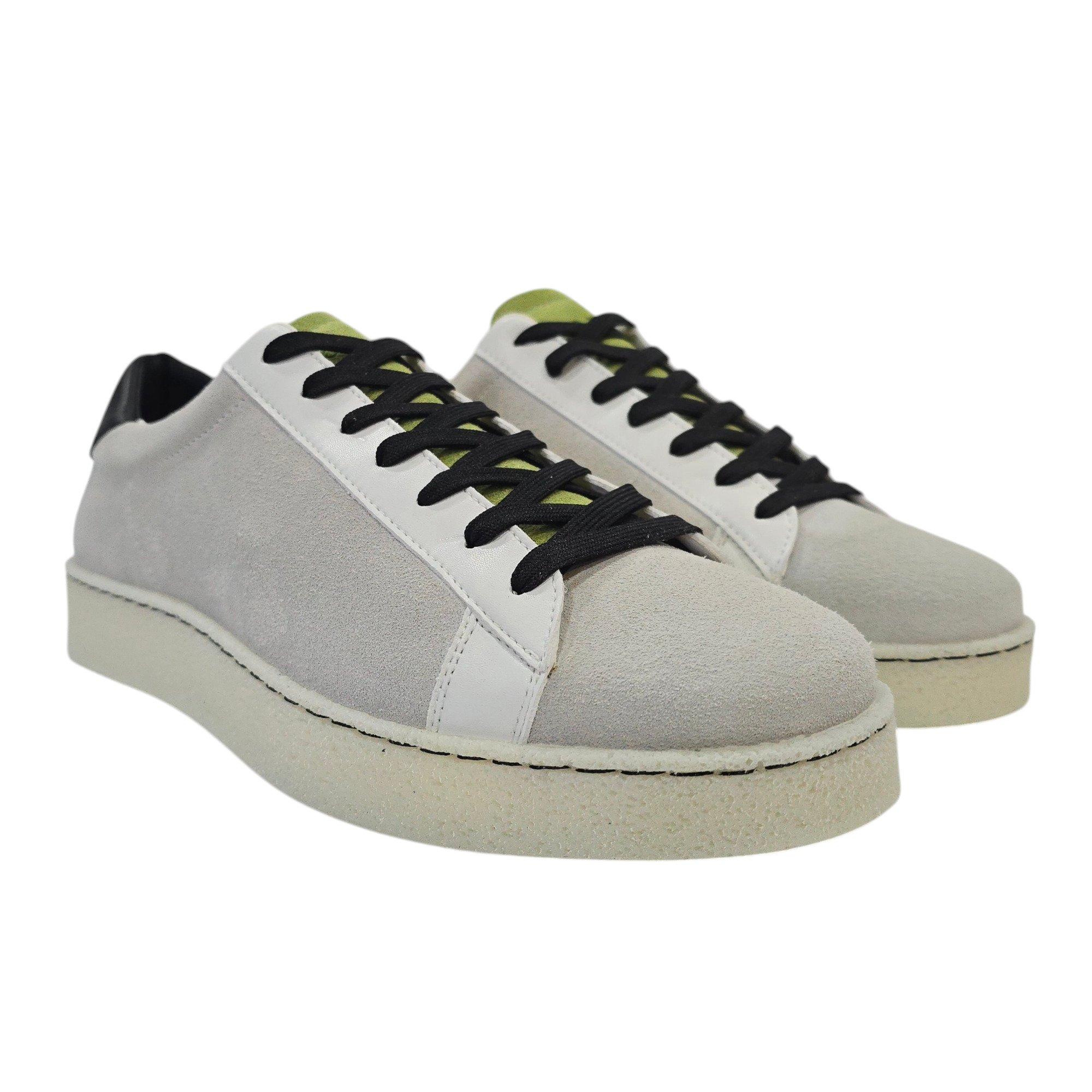 Grey/Wht/Green - Loyalti - Men's Castro Low-Top Trainers - 3