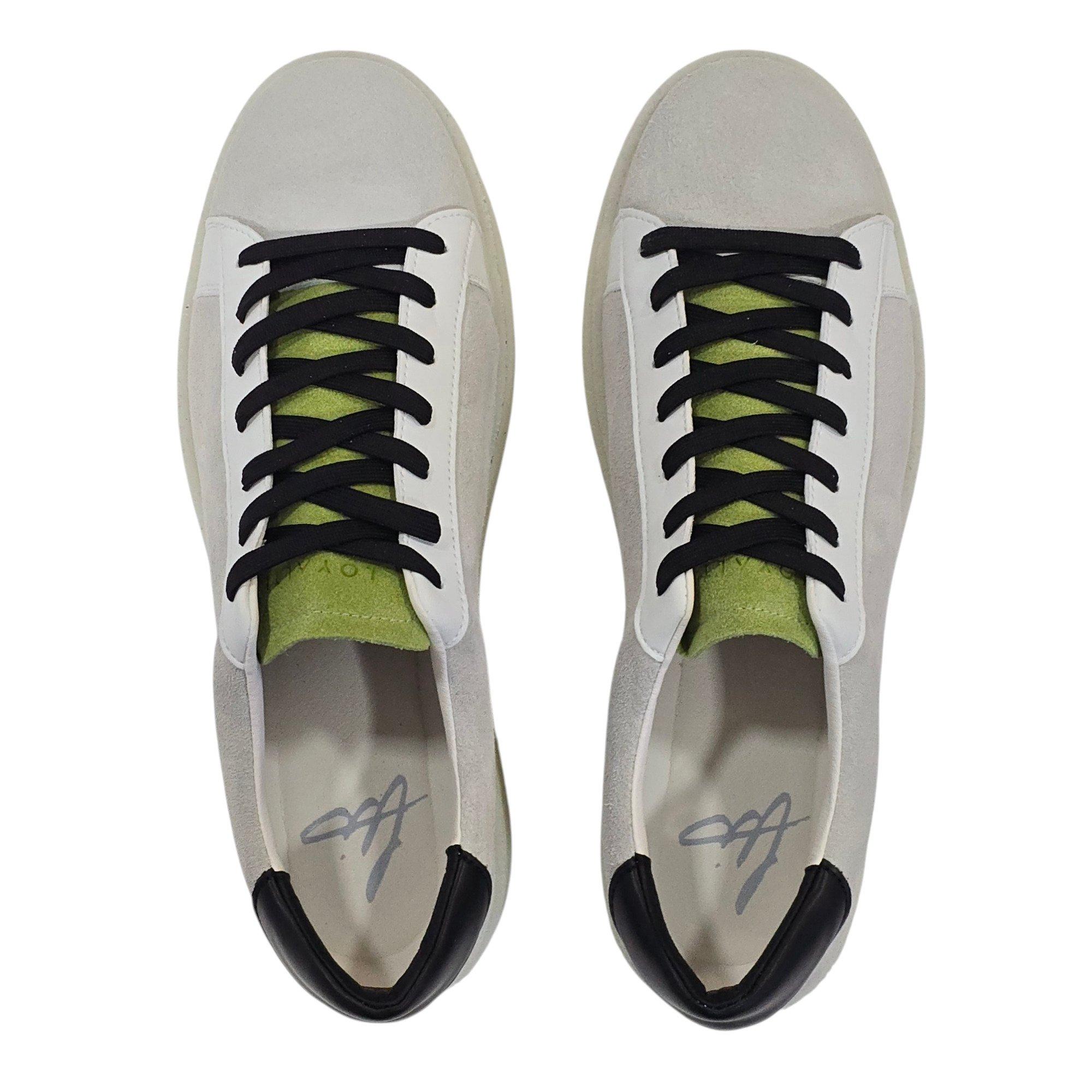 Grey/Wht/Green - Loyalti - Men's Castro Low-Top Trainers - 5