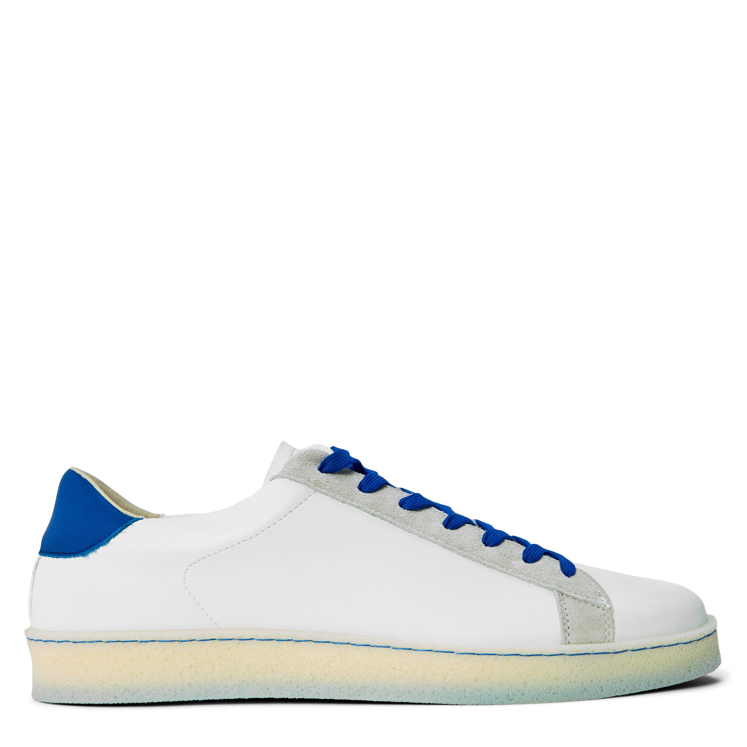 Loyalti Men's Castro Low-Top Trainers - Wht/Blue/Grey - 10 (45)
