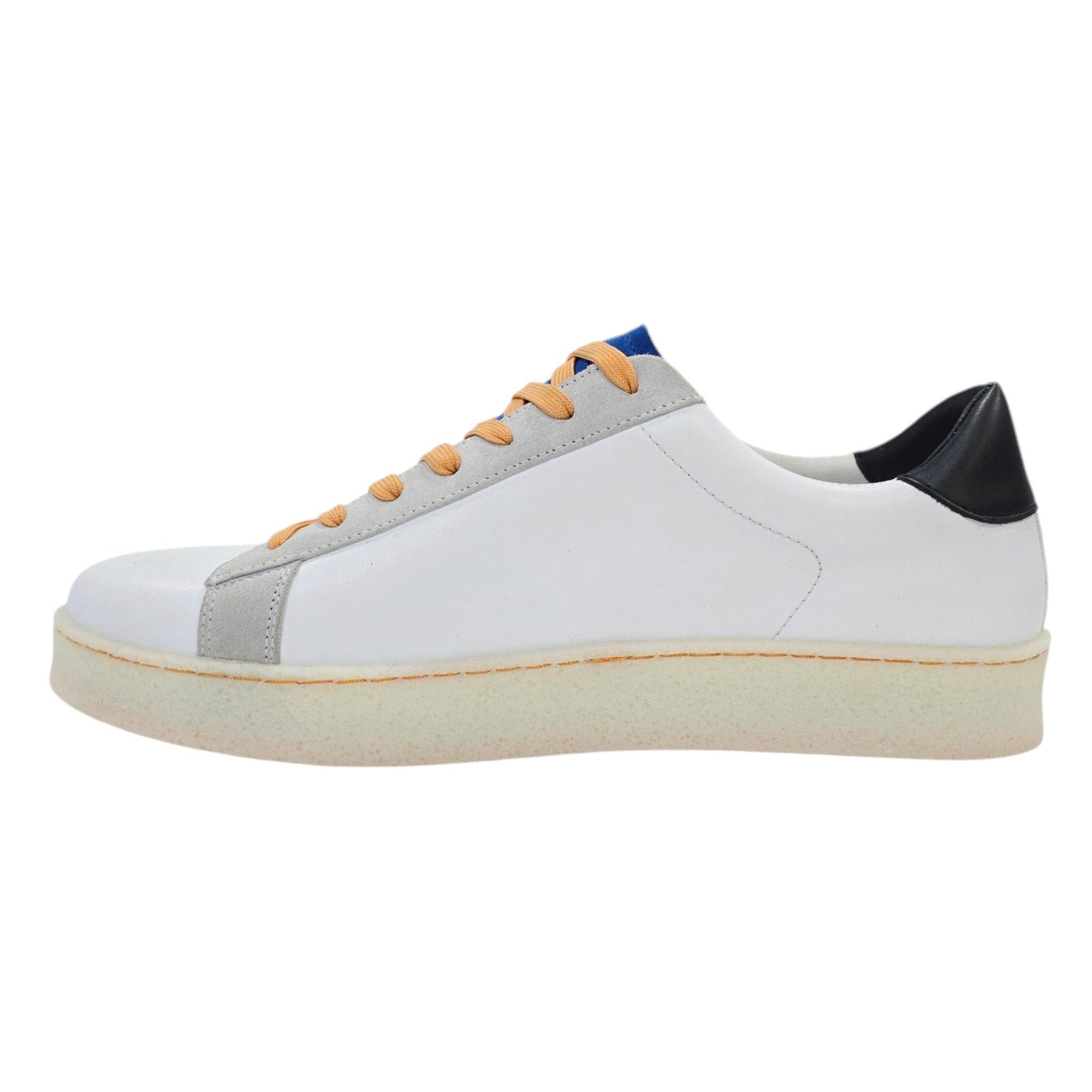 Wht/Blue/Grey - Loyalti - Men's Castro Low-Top Trainers - 2