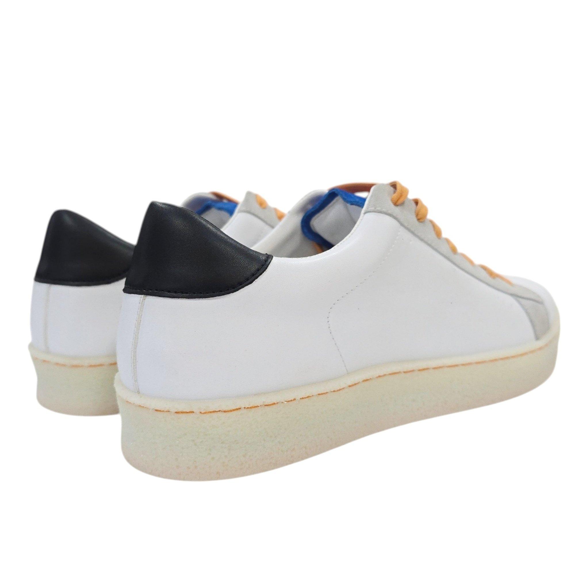Wht/Blue/Grey - Loyalti - Men's Castro Low-Top Trainers - 4