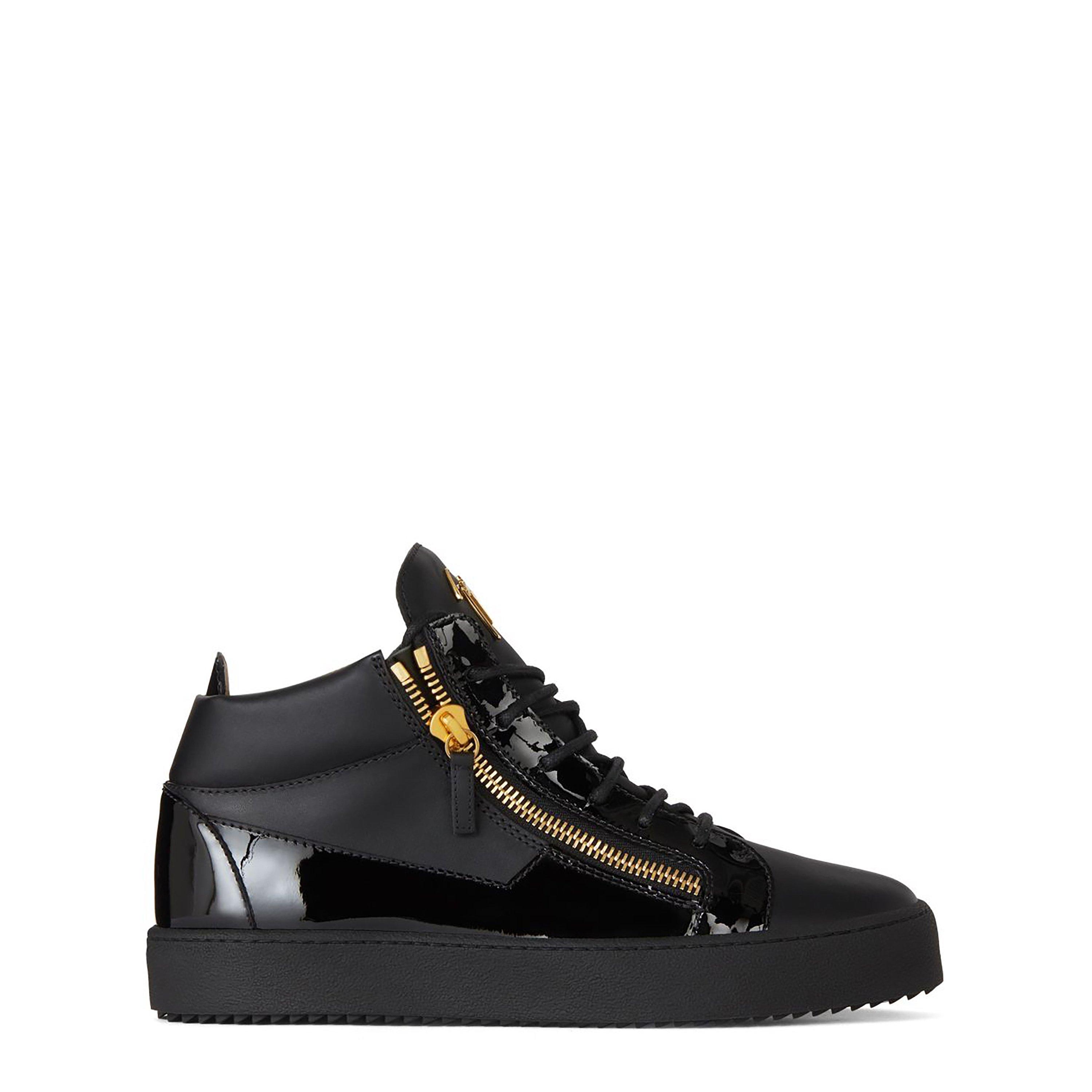 Black - Giuseppe Zanotti - May Patent High Top Top Trainers - 1