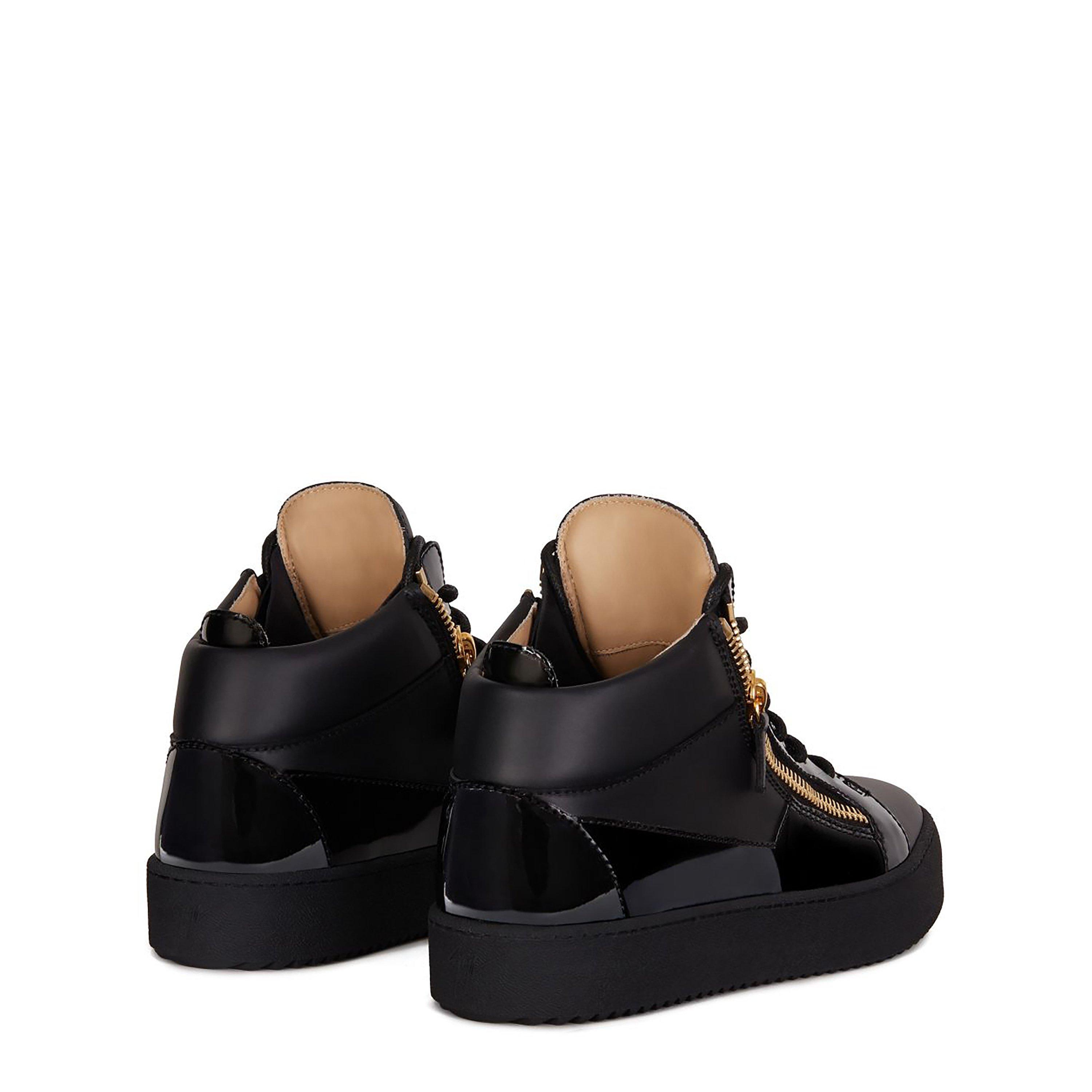 Black - Giuseppe Zanotti - May Patent High Top Top Trainers - 4