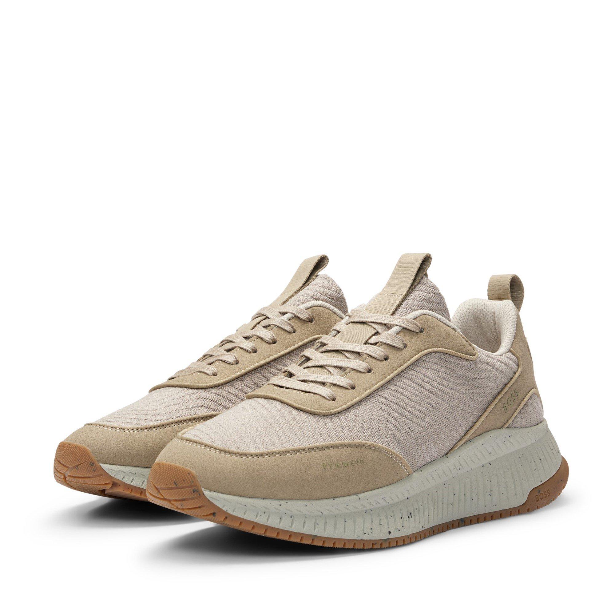 Light Beige - Boss - Men's Ttnm Evo Runners Low-Top Trainers - 6