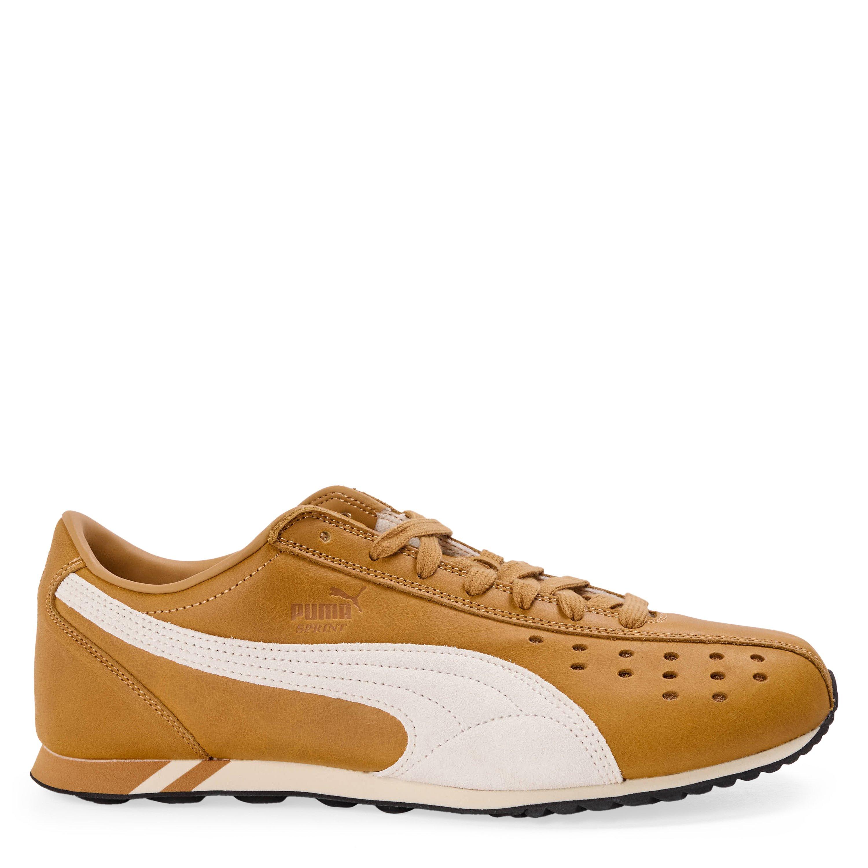 Puma Men's Trainers - Tan/White - Size 10 (44.5)
