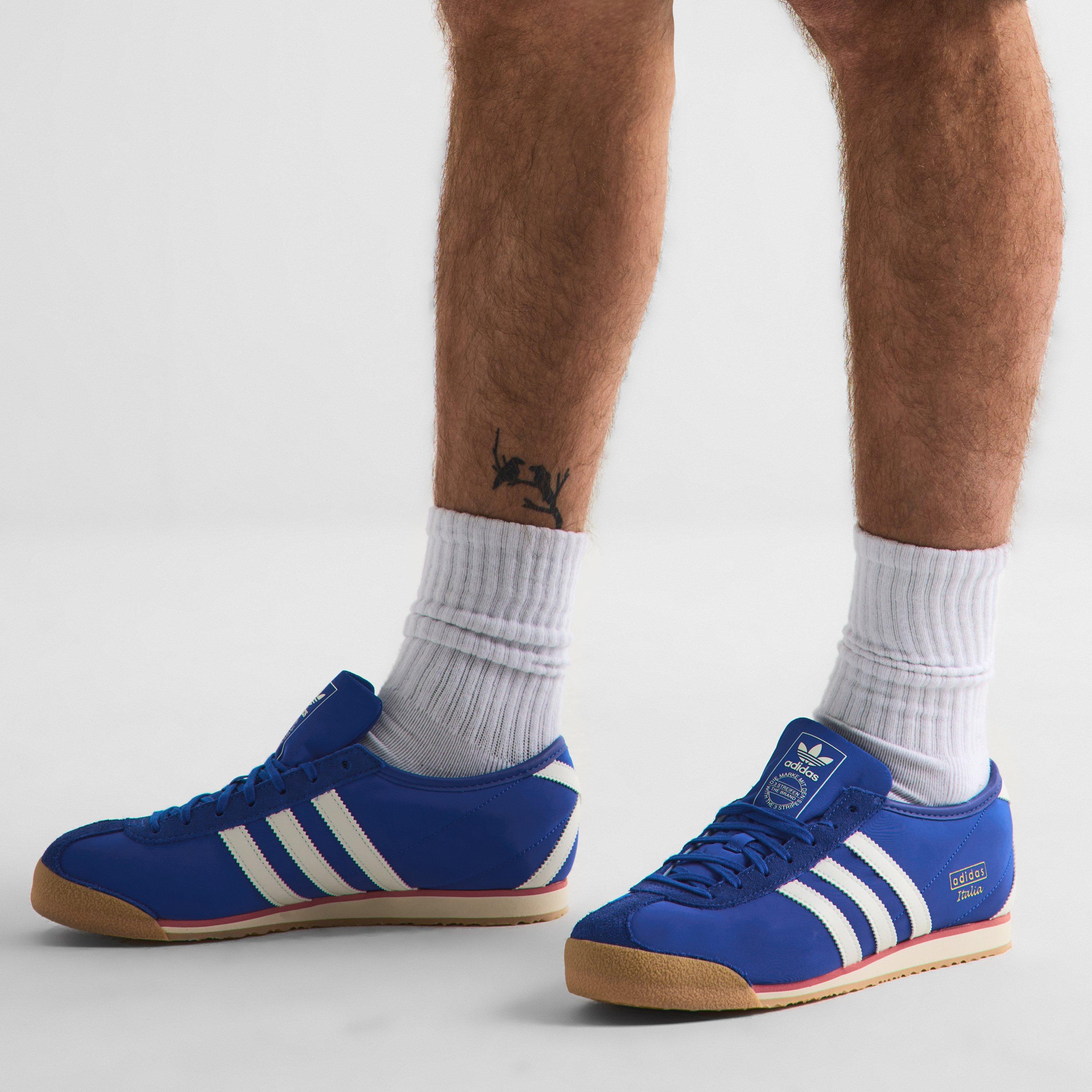 Royal Blue - adidas Originals - Men's Italia Low-Top Trainers - 3