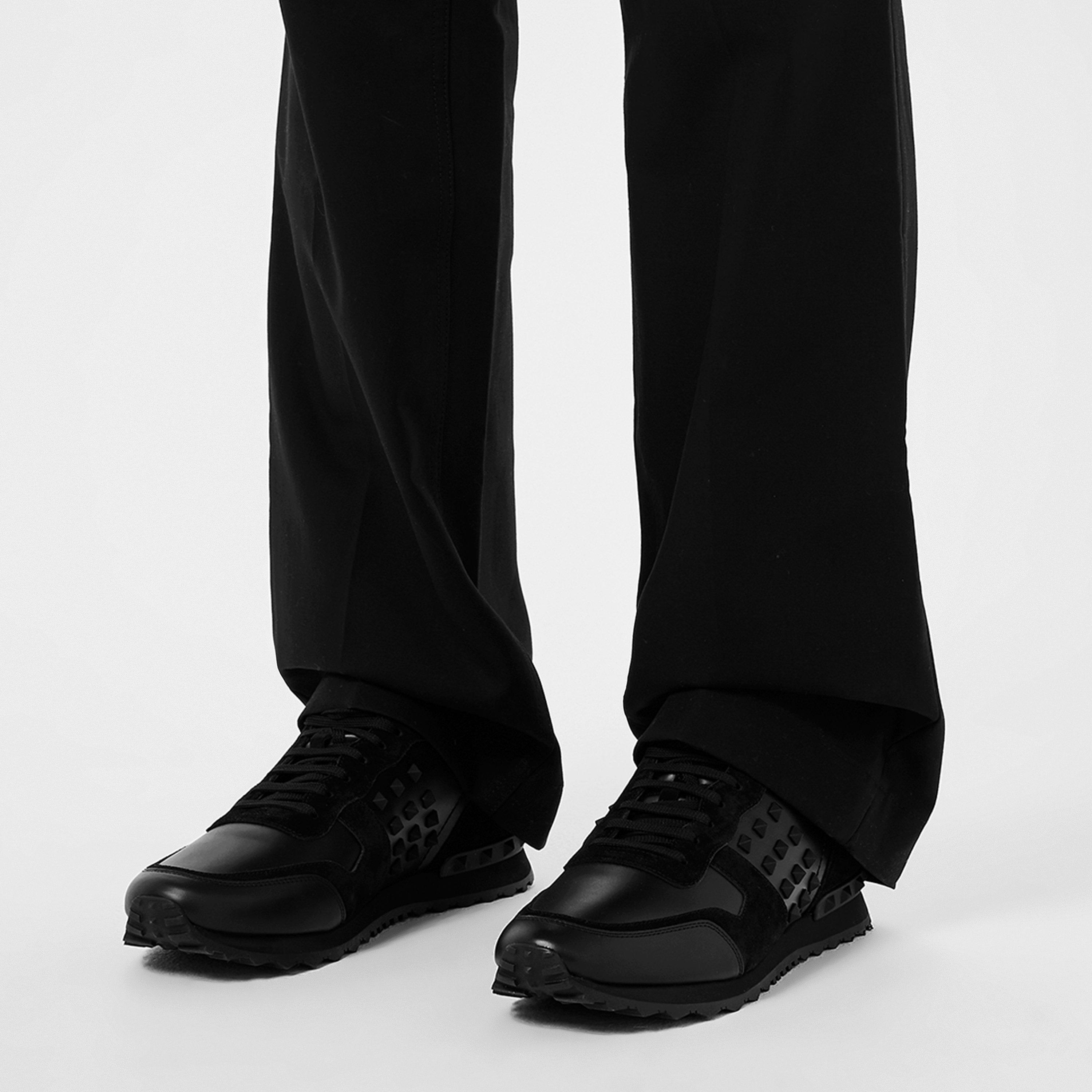 Nero/Nero - Valentino Garavani - Rockrunner Trainers - 3