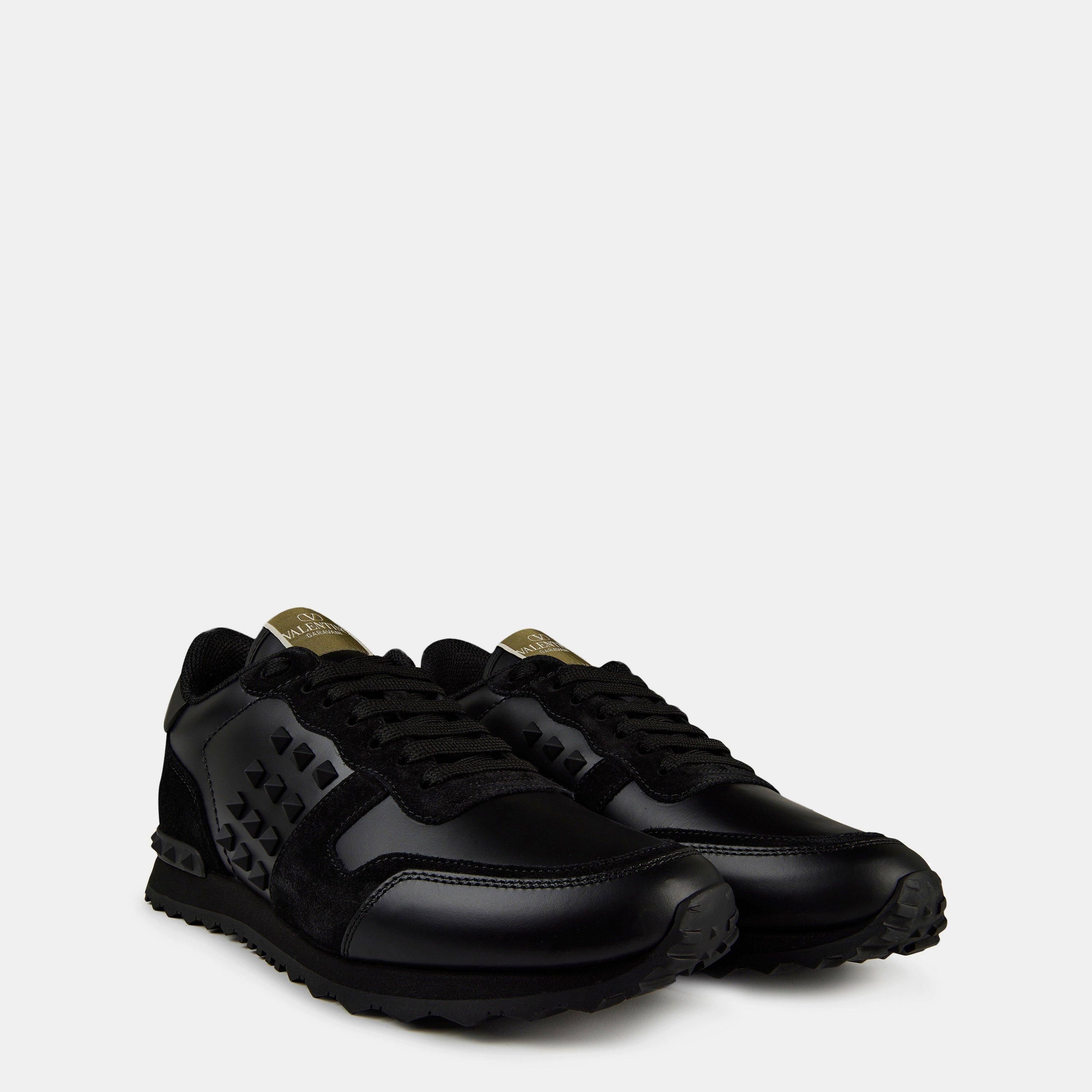 Nero/Nero - Valentino Garavani - Rockrunner Trainers - 4