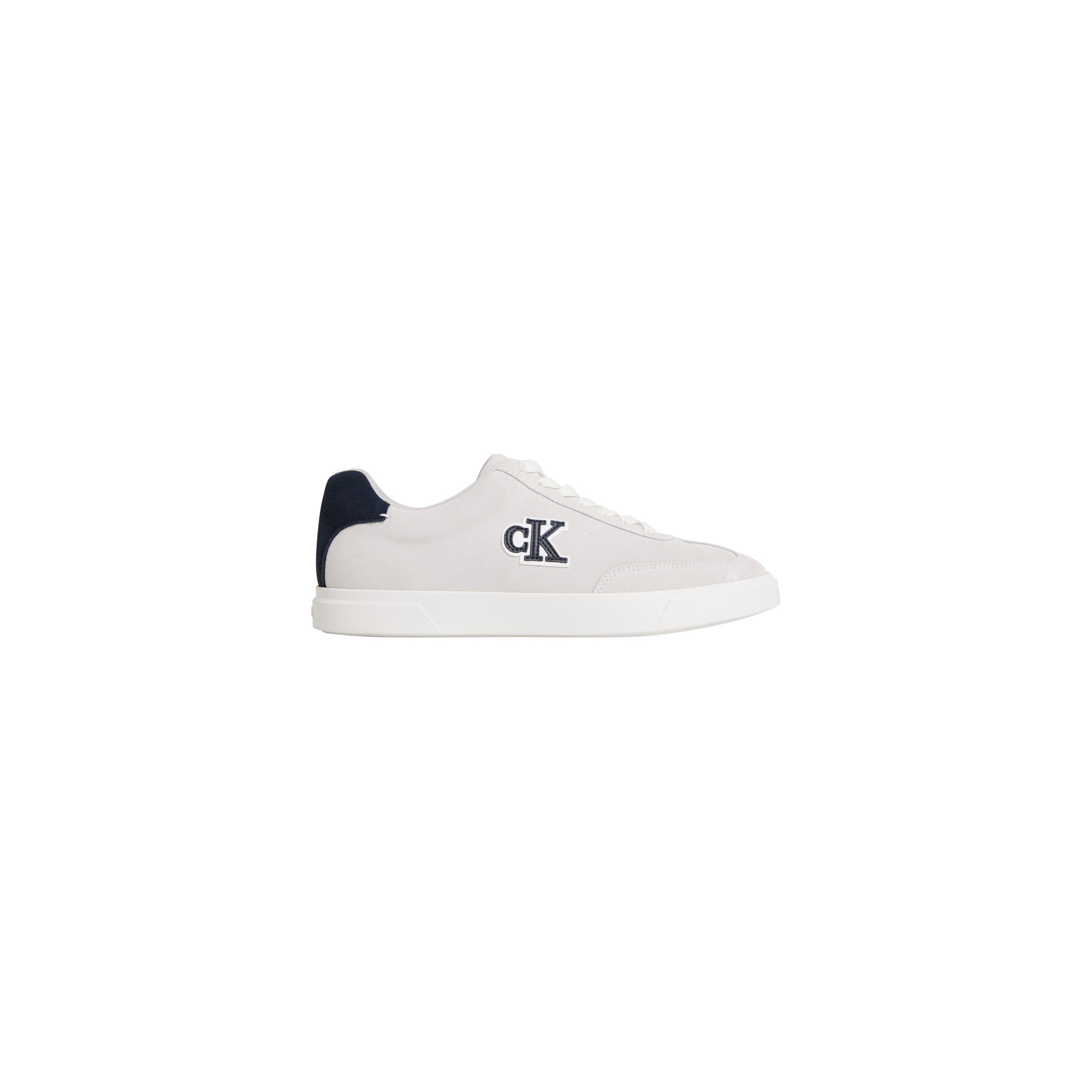 Calvin Klein Men's Low-Top Trainers - Off Wht/Ck Nvy - Size 8 (42)