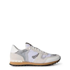 Valentino Garavani Mesh Camouflage Rockrunner Sneakers