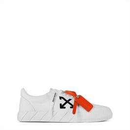 Off White Low Vulcanised Canvas Trainers