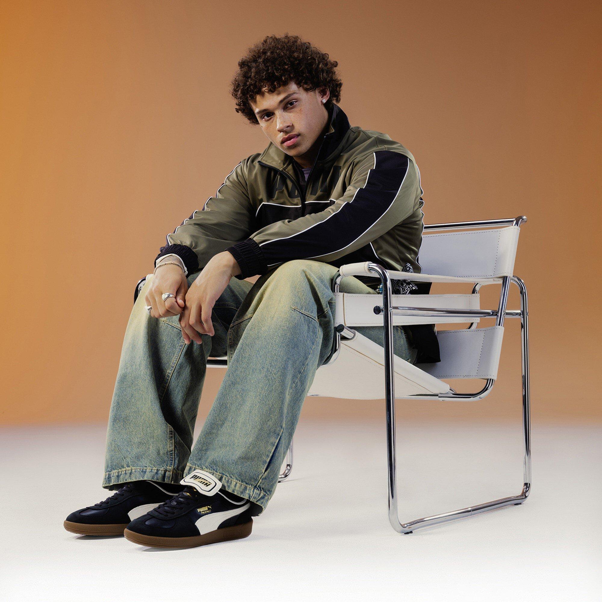 Black-W.White - Puma - Palermo Premium Mens Shoes - 7