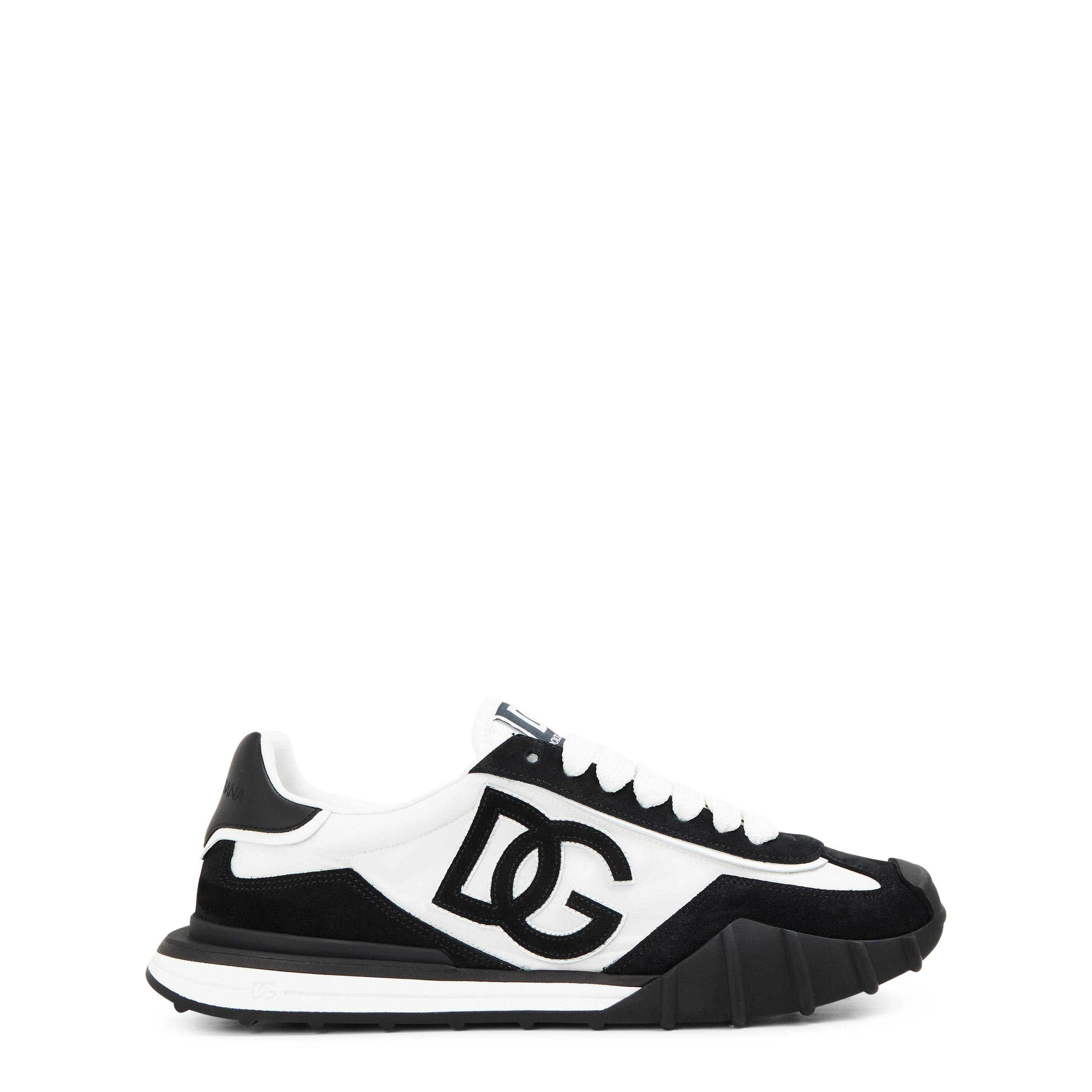 Dolce and Gabbana Men's Trainers - Black/White - Size 7 (41)