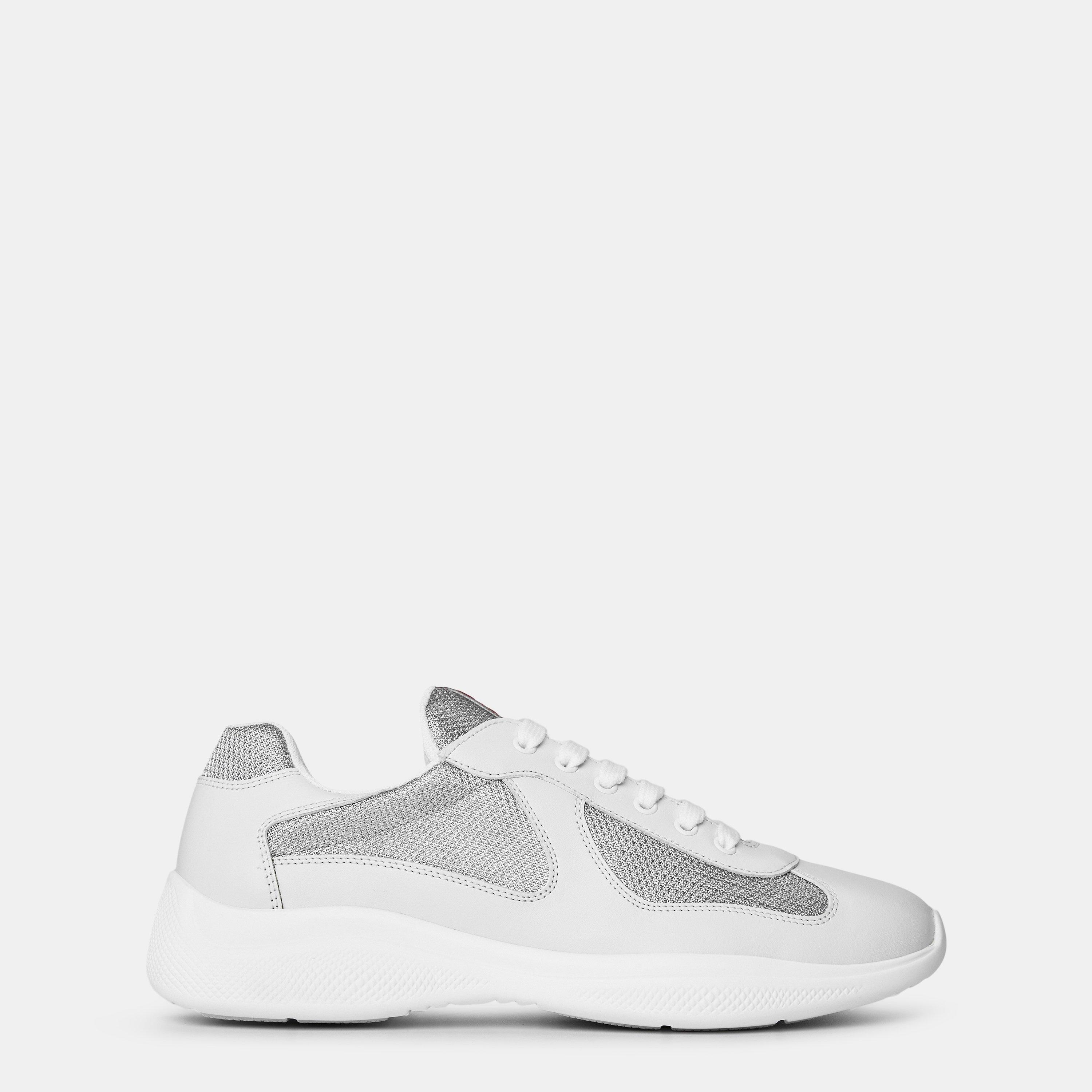 Prada Men'S Americas Cup Leather Prada Trainers