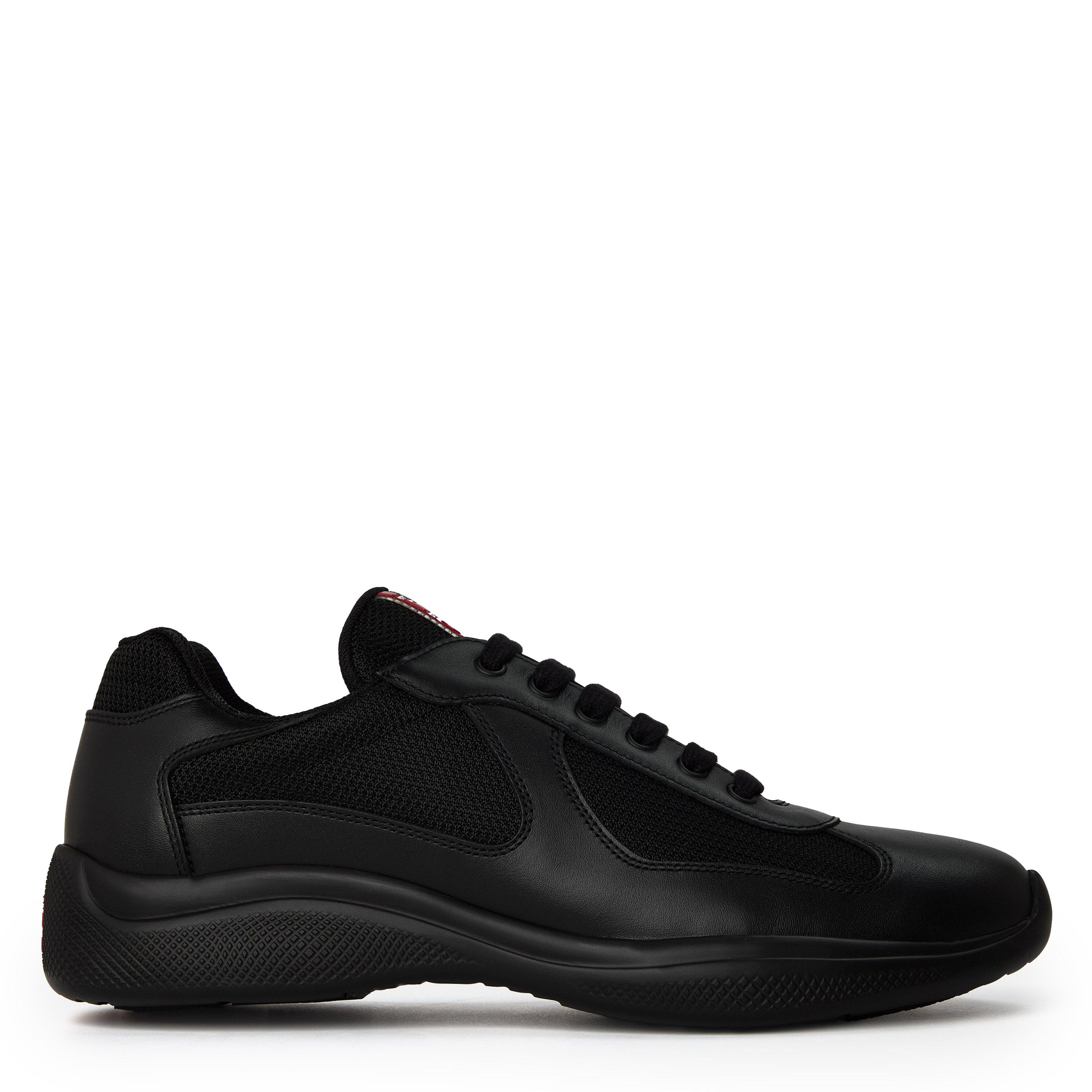 Prada Mens Americas Cup Trainers - Nero - Size 11 (46)