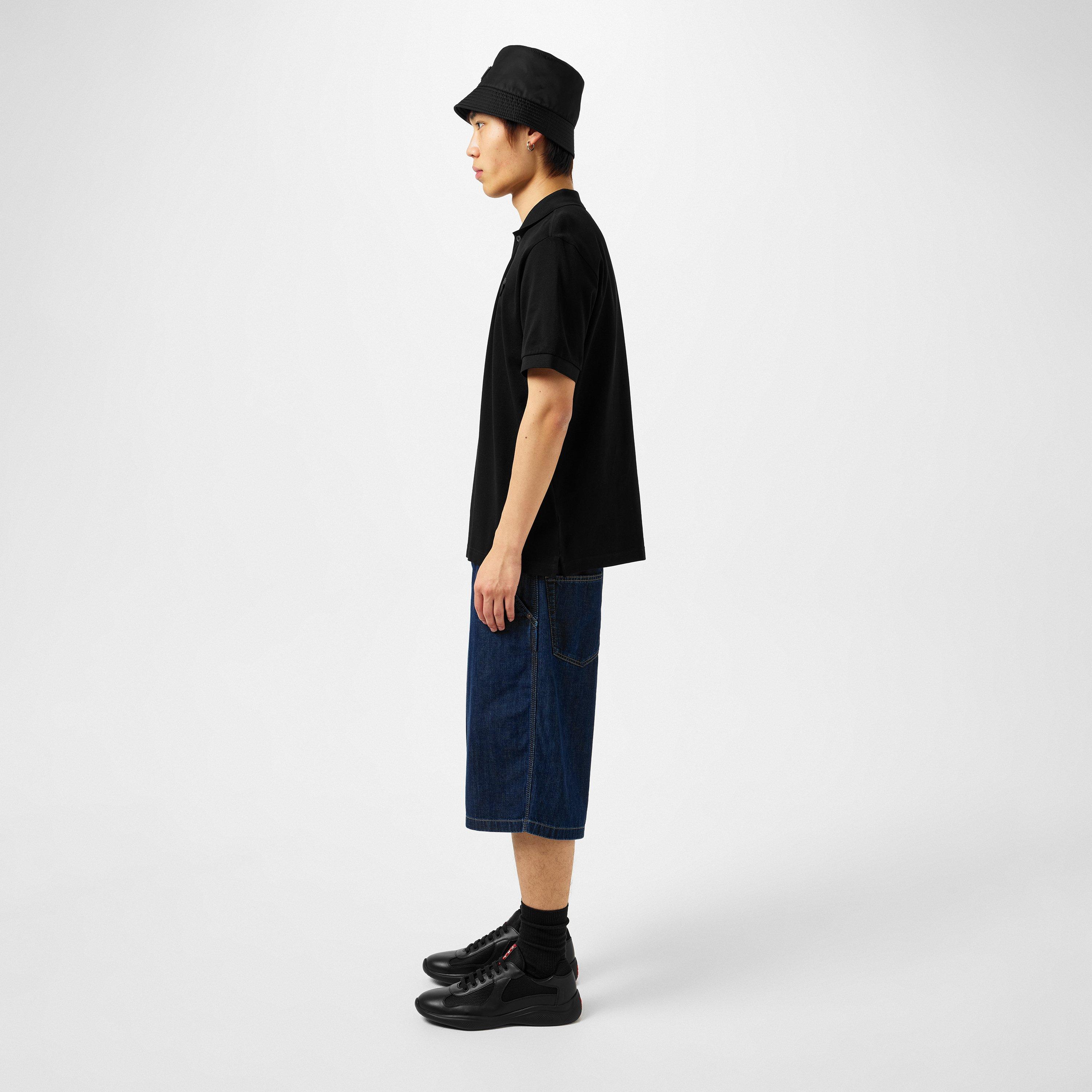 Nero - Prada - Men'S Americas Cup Leather Prada Trainers - 6