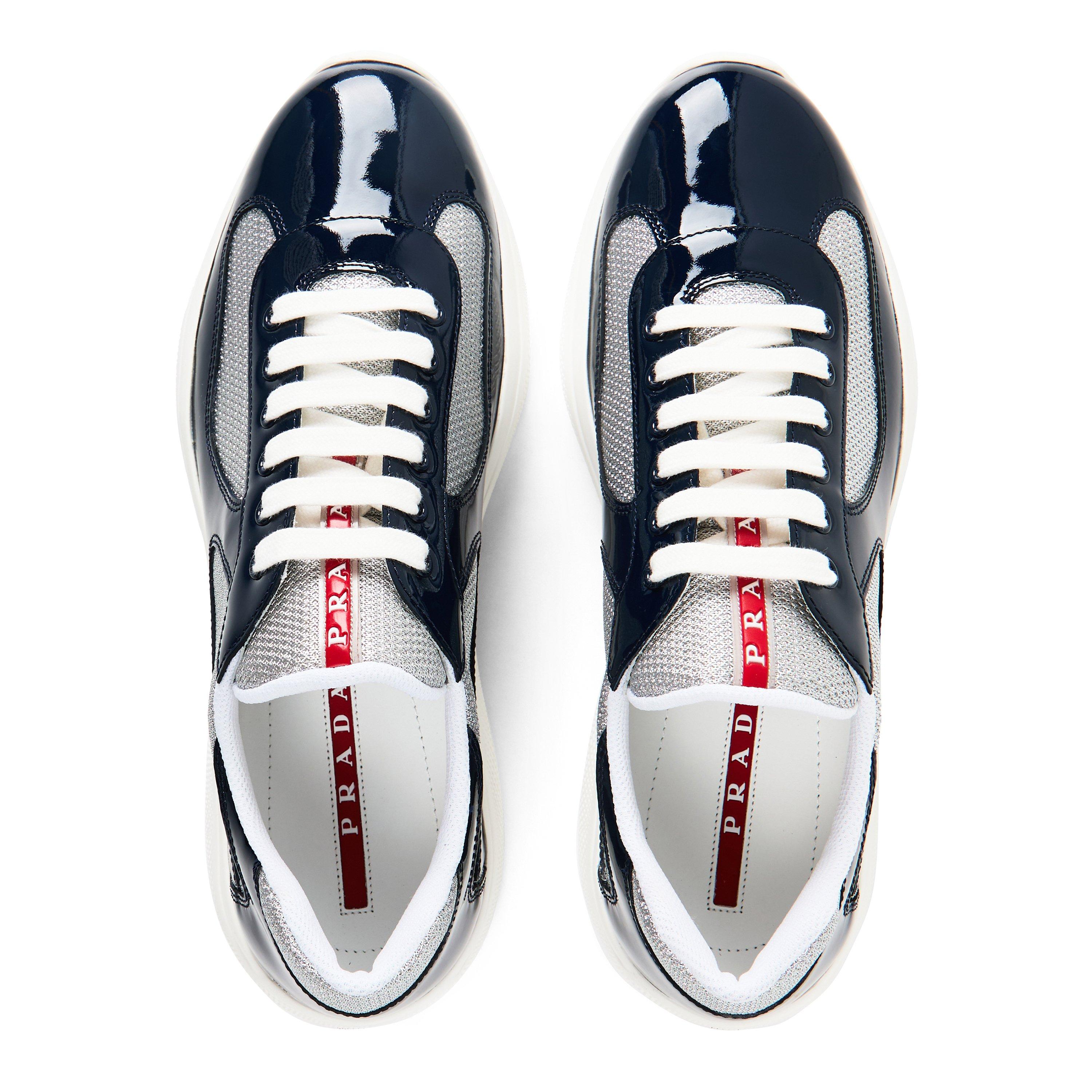 Royal/Silver - Prada - Mens Americas Cup Trainers - 4