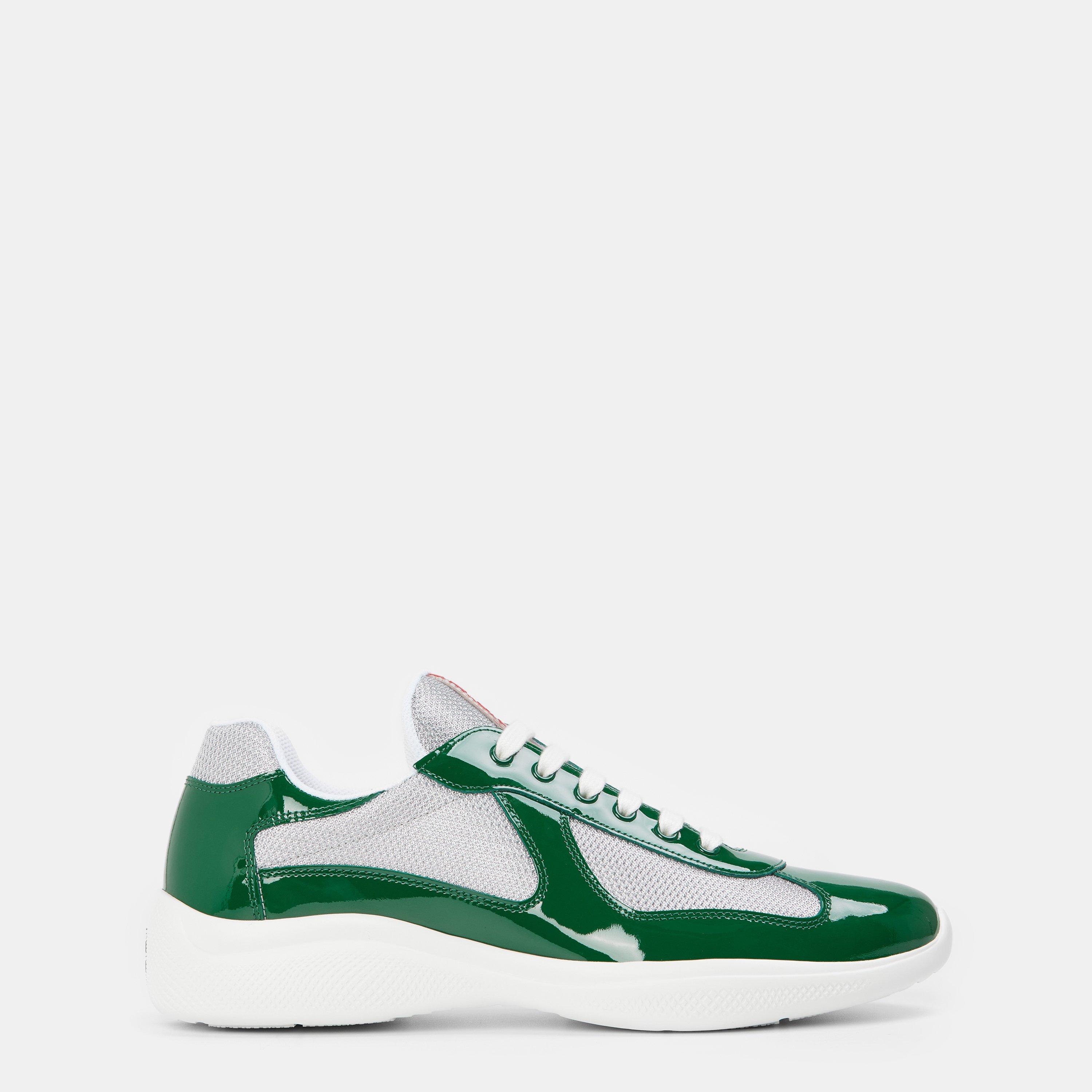Prada Men'S Americas Cup Leather Prada Trainers