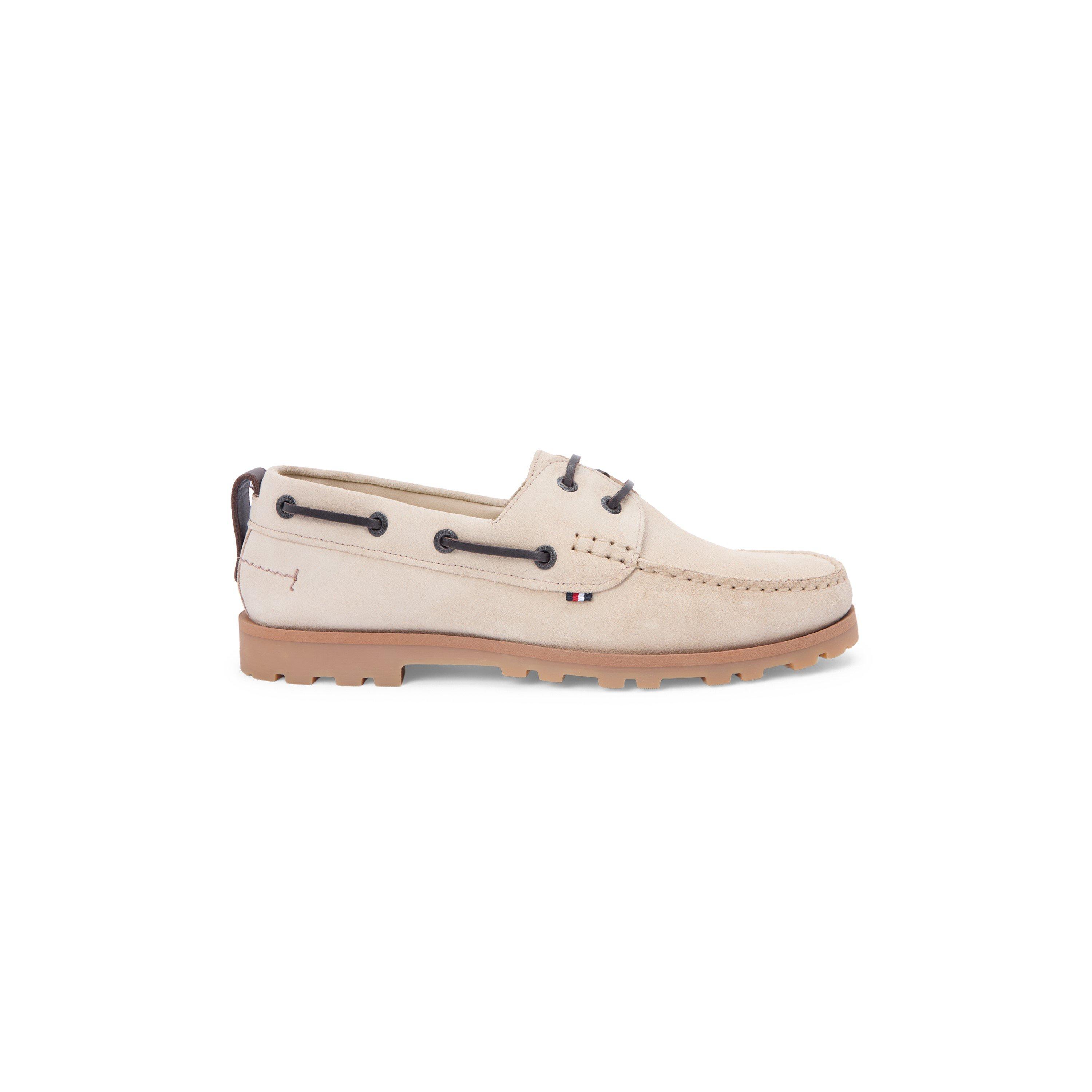 Classic Beige - Tommy Hilfiger - Tommy Boat Shoe Sude Sn62 - 1