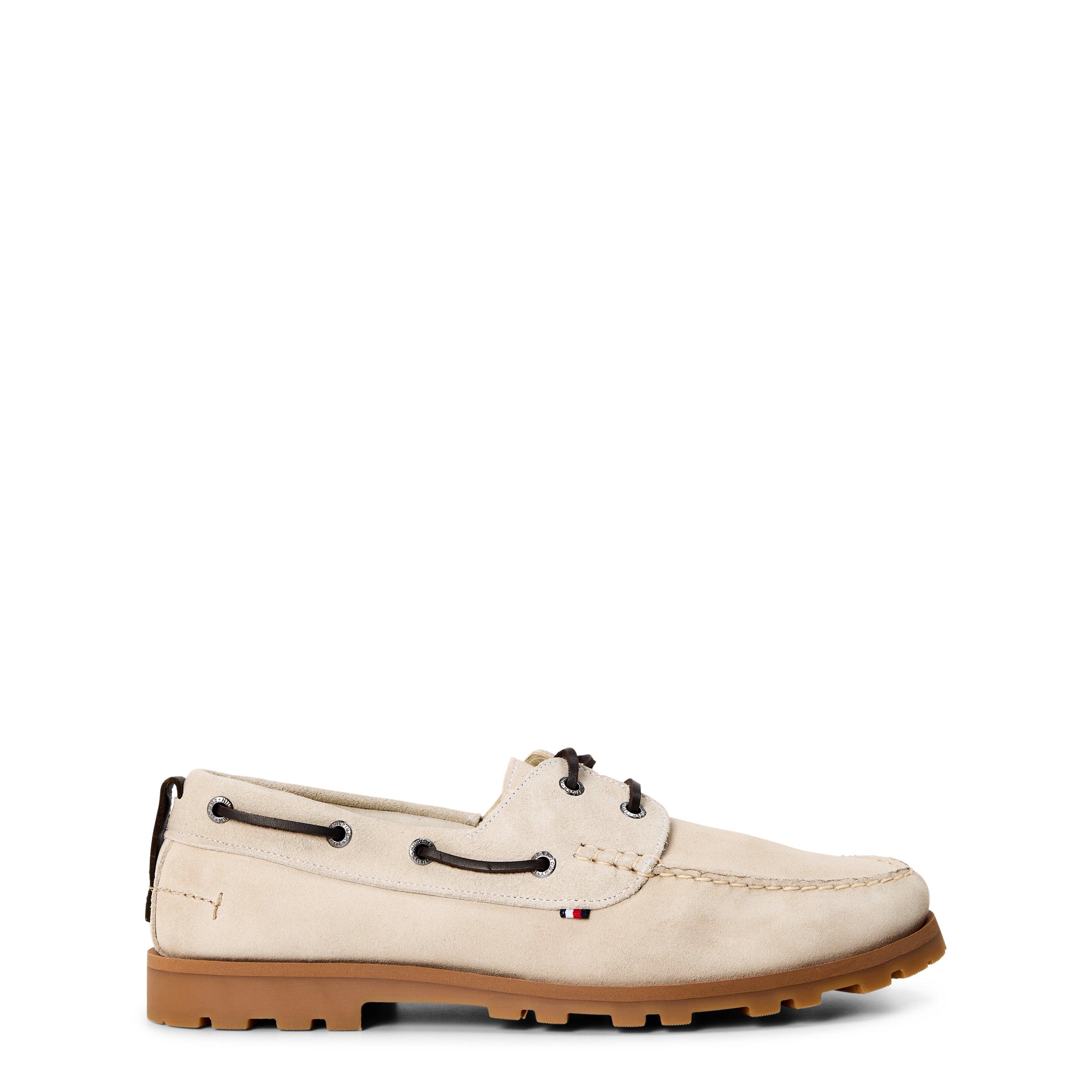Tommy Hilfiger Men's Boat Shoe Suede Low-Top Trainers - Classic Beige - 9 (43)
