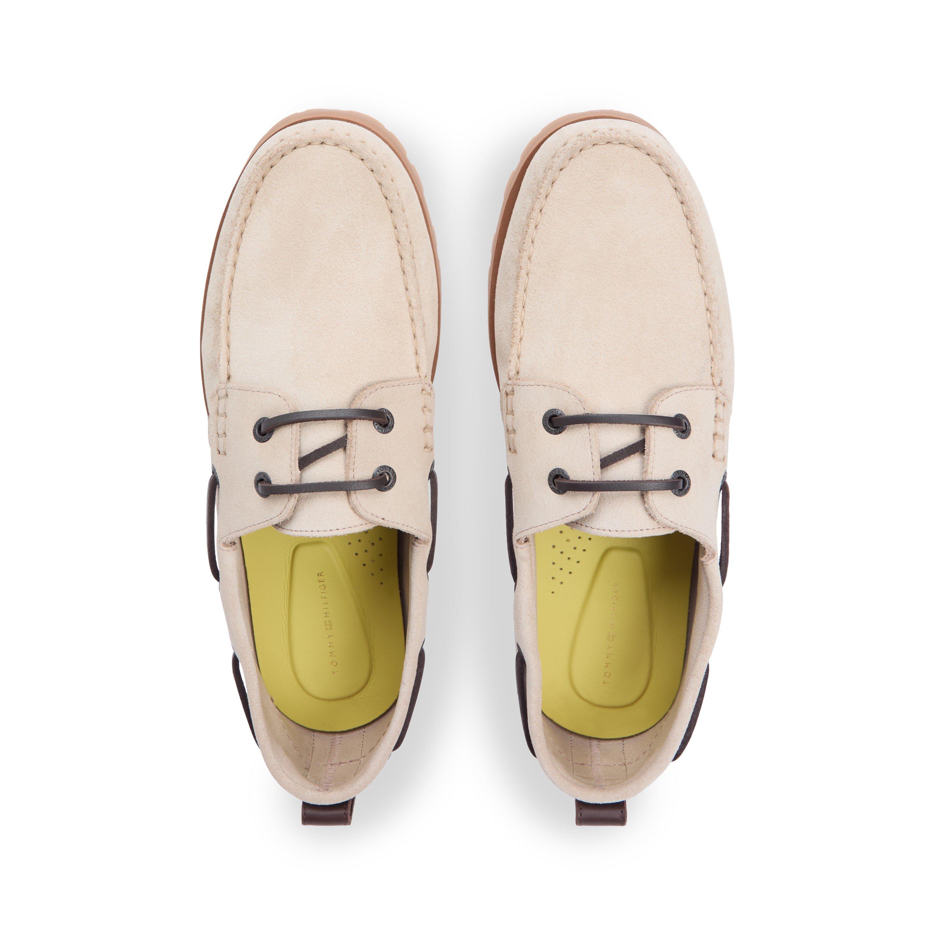 Classic Beige - Tommy Hilfiger - Tommy Boat Shoe Sude Sn62 - 3