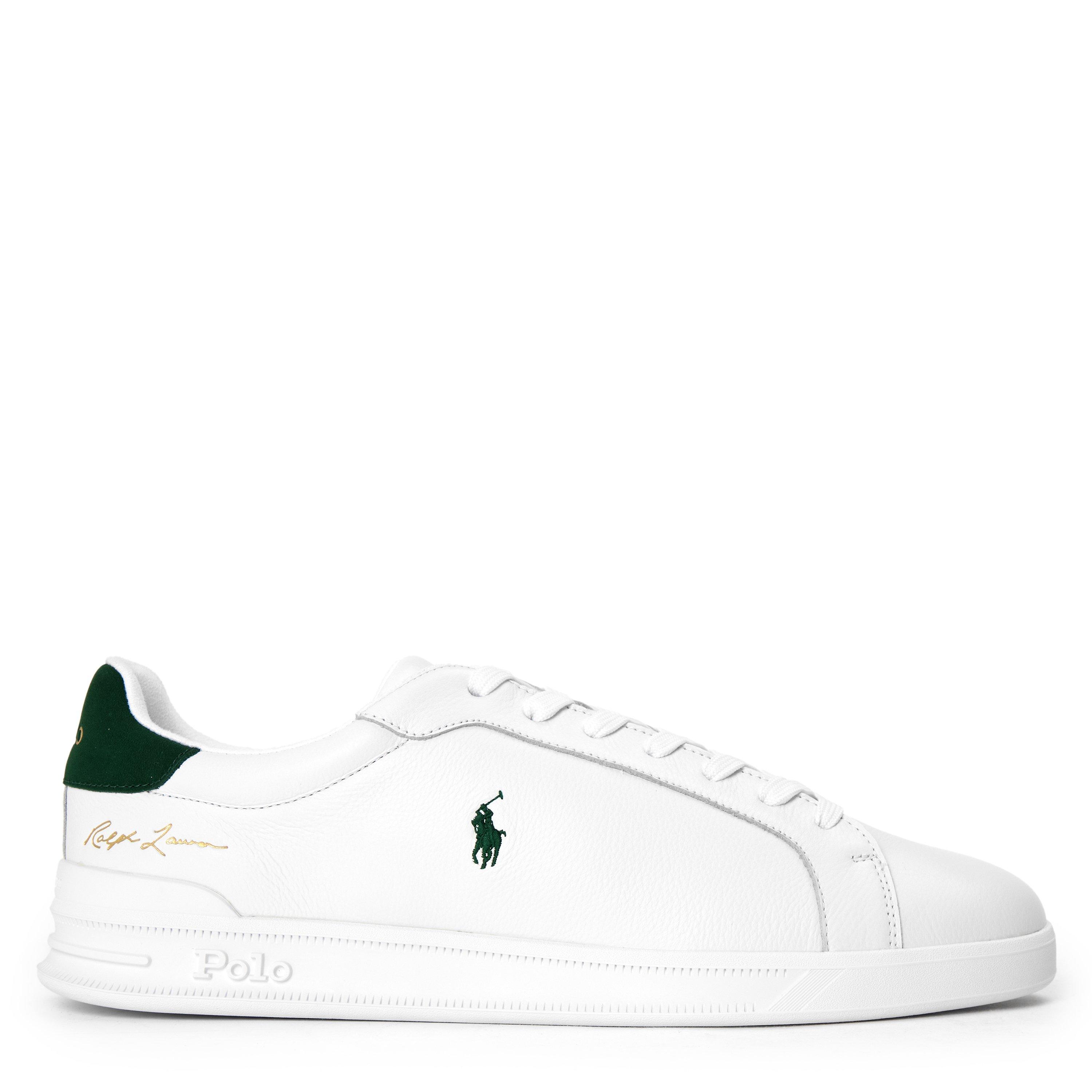 White/Green - Polo Ralph Lauren - Men's Low-Top Trainers - 1