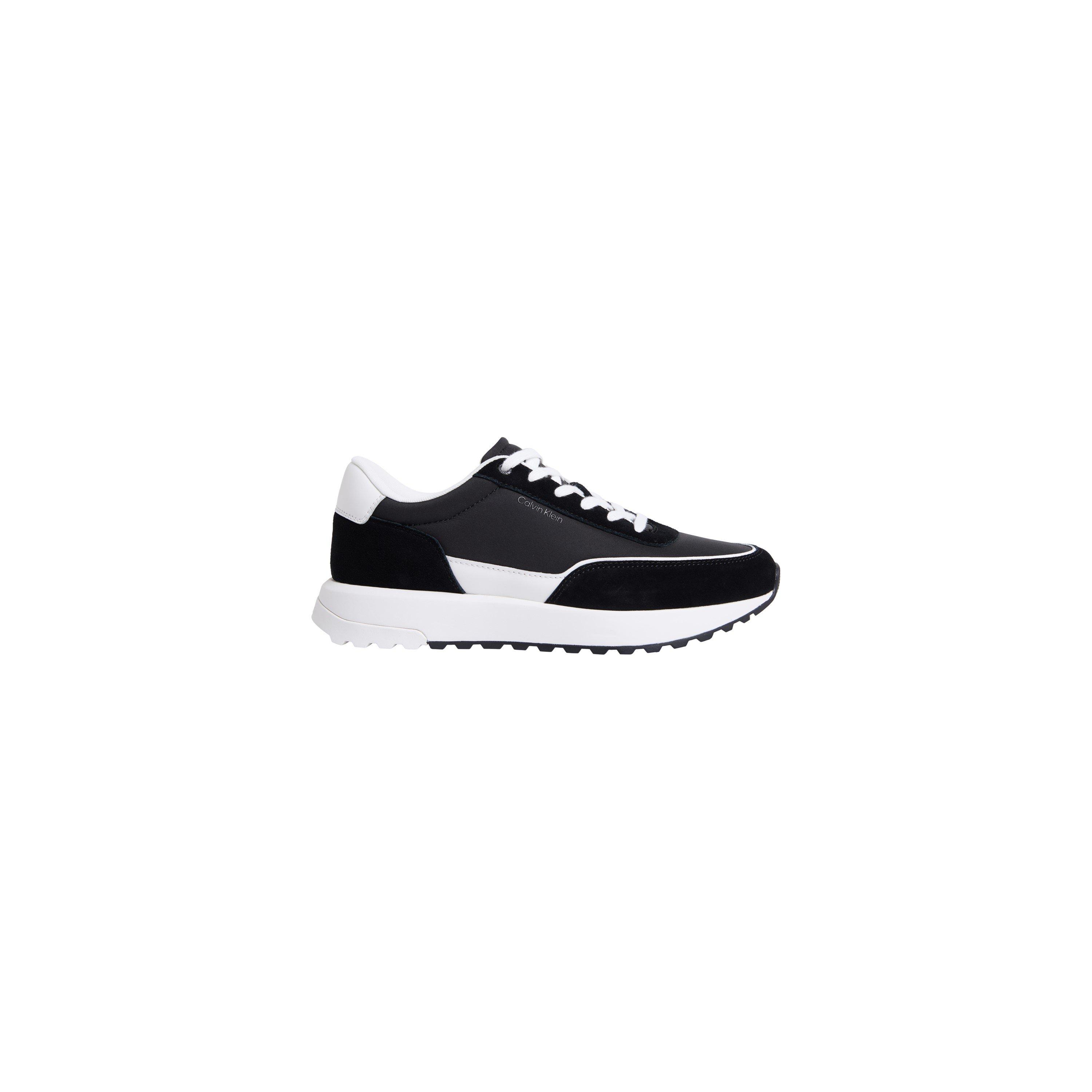 Calvin Klein Men's Low-Top Trainers - Black/Brgt Wht - Size 7 (41)