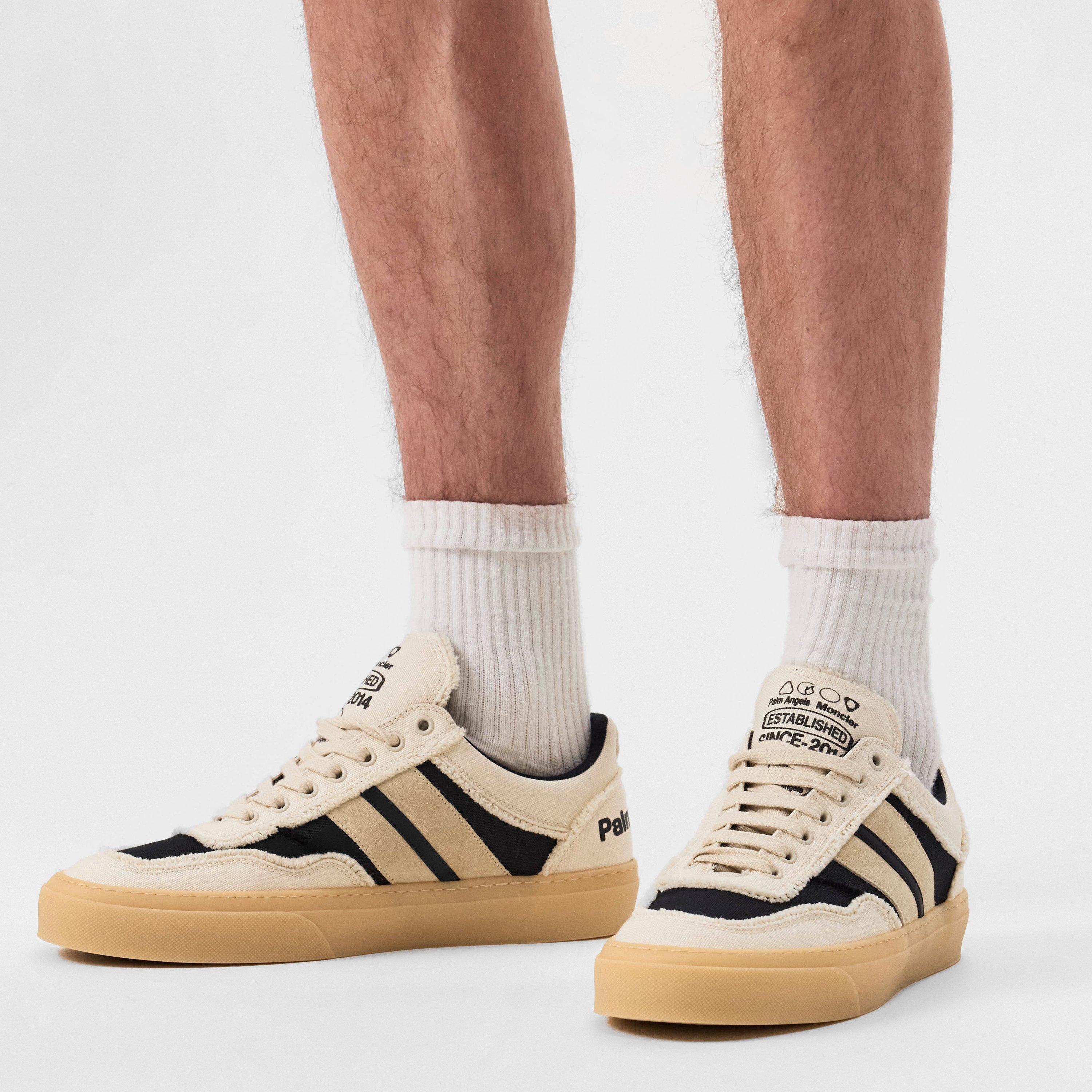 Charcoal 998 - Moncler X Palm Angels - X Palm Angels Monaco Low Top Trainers - 2