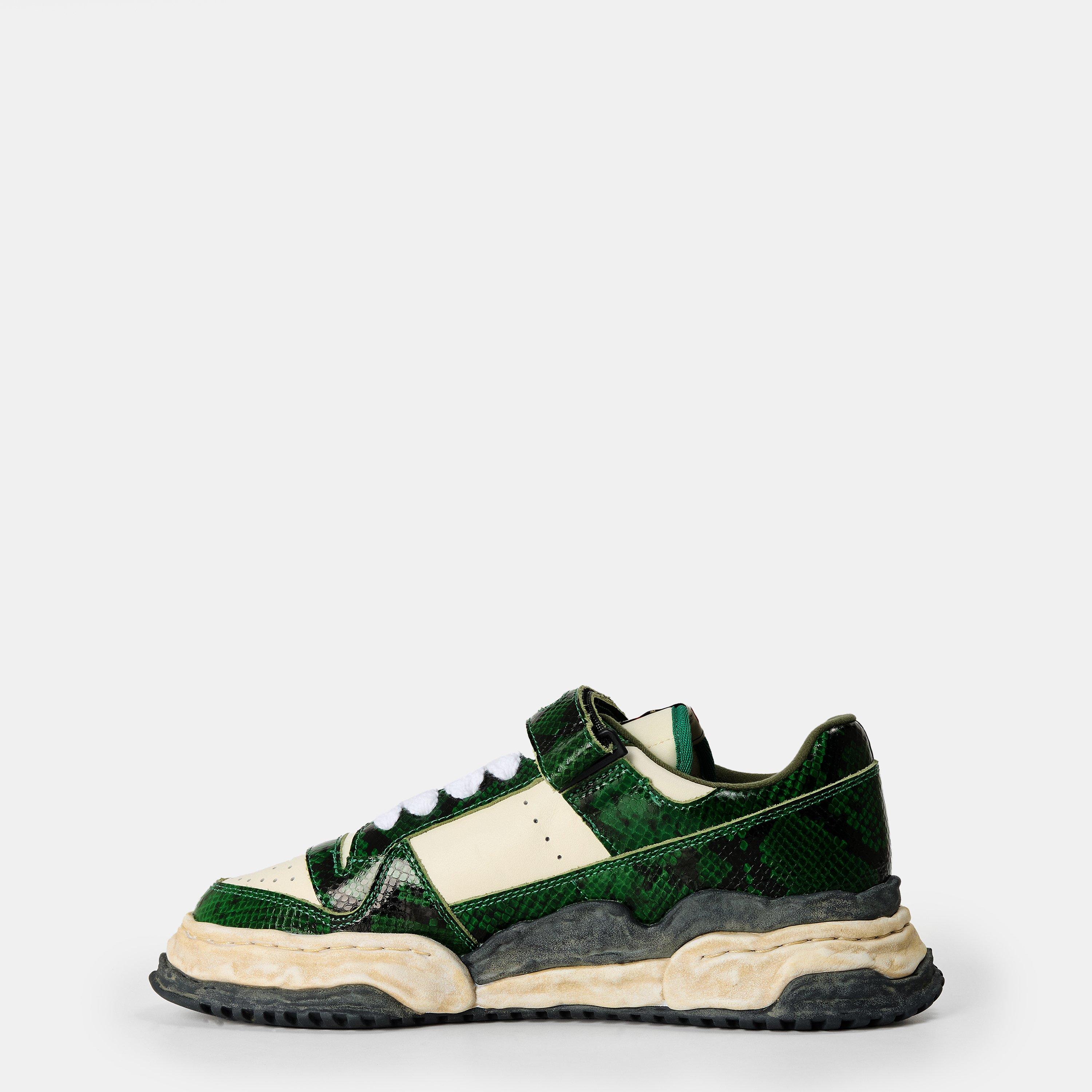 Grn/wht - Mihara Yasuhiro - Men's Keith Python Low-Top Trainers - 2